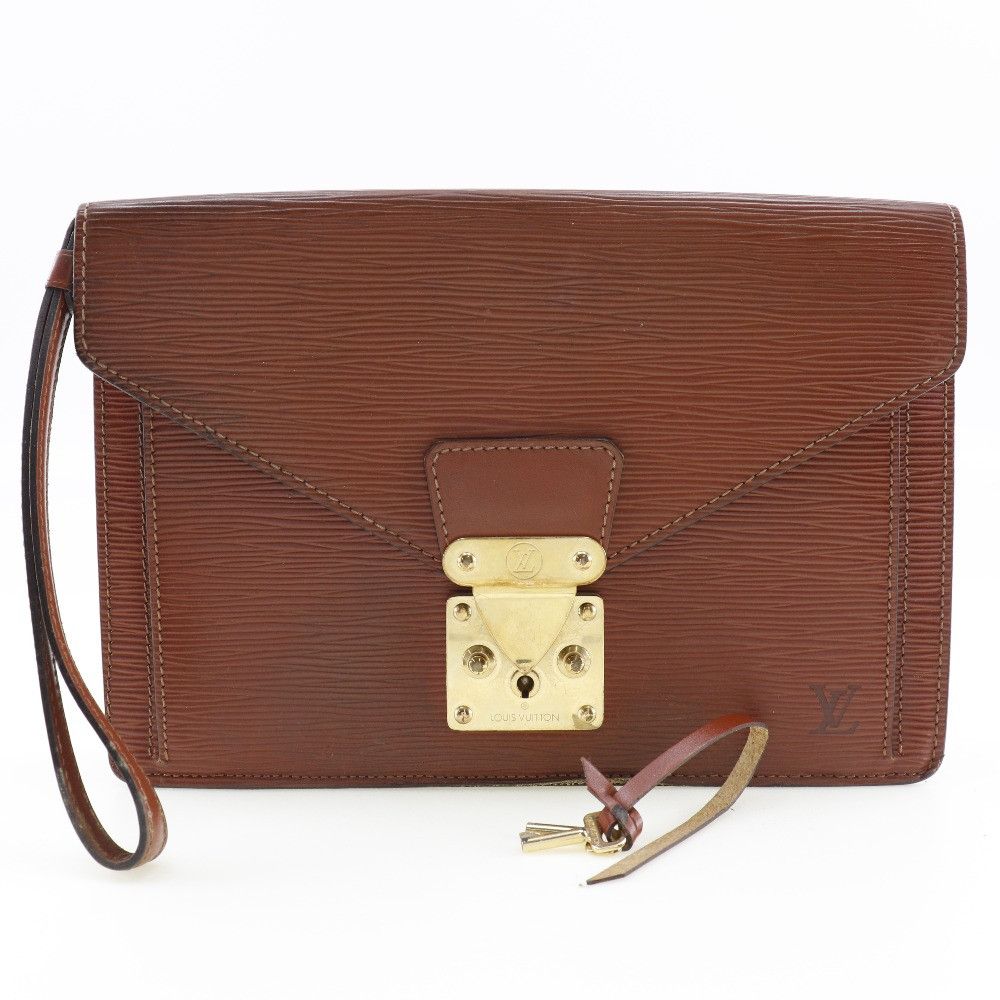 Louis Vuitton Louis Vuitton Louis Vuitton Seliere Dragonne Epi Leather Clutch Bag Leather Clutch Bag Size ONE SIZE - 9 Thumbnail