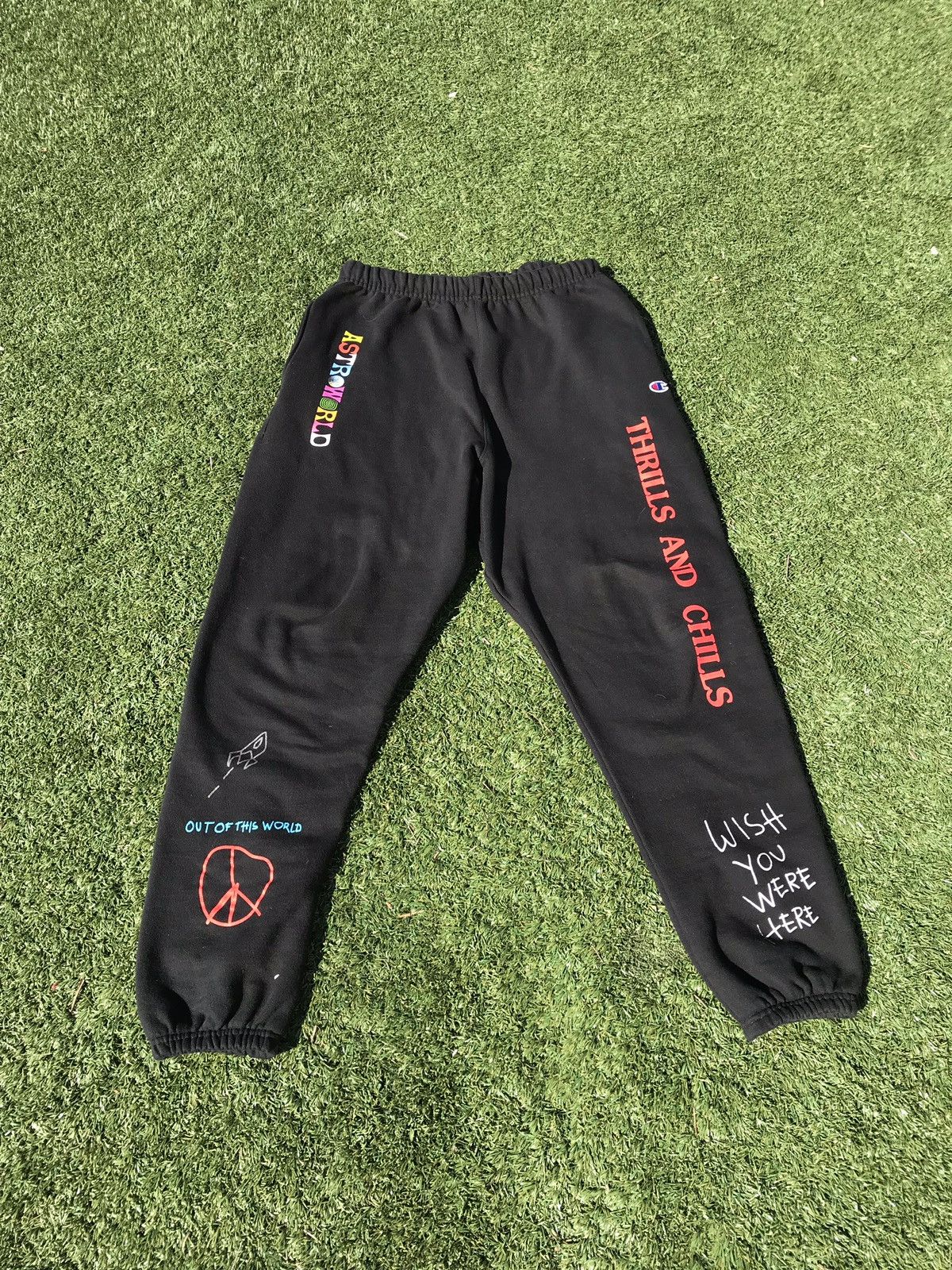 Astroworld black sweatpants sale