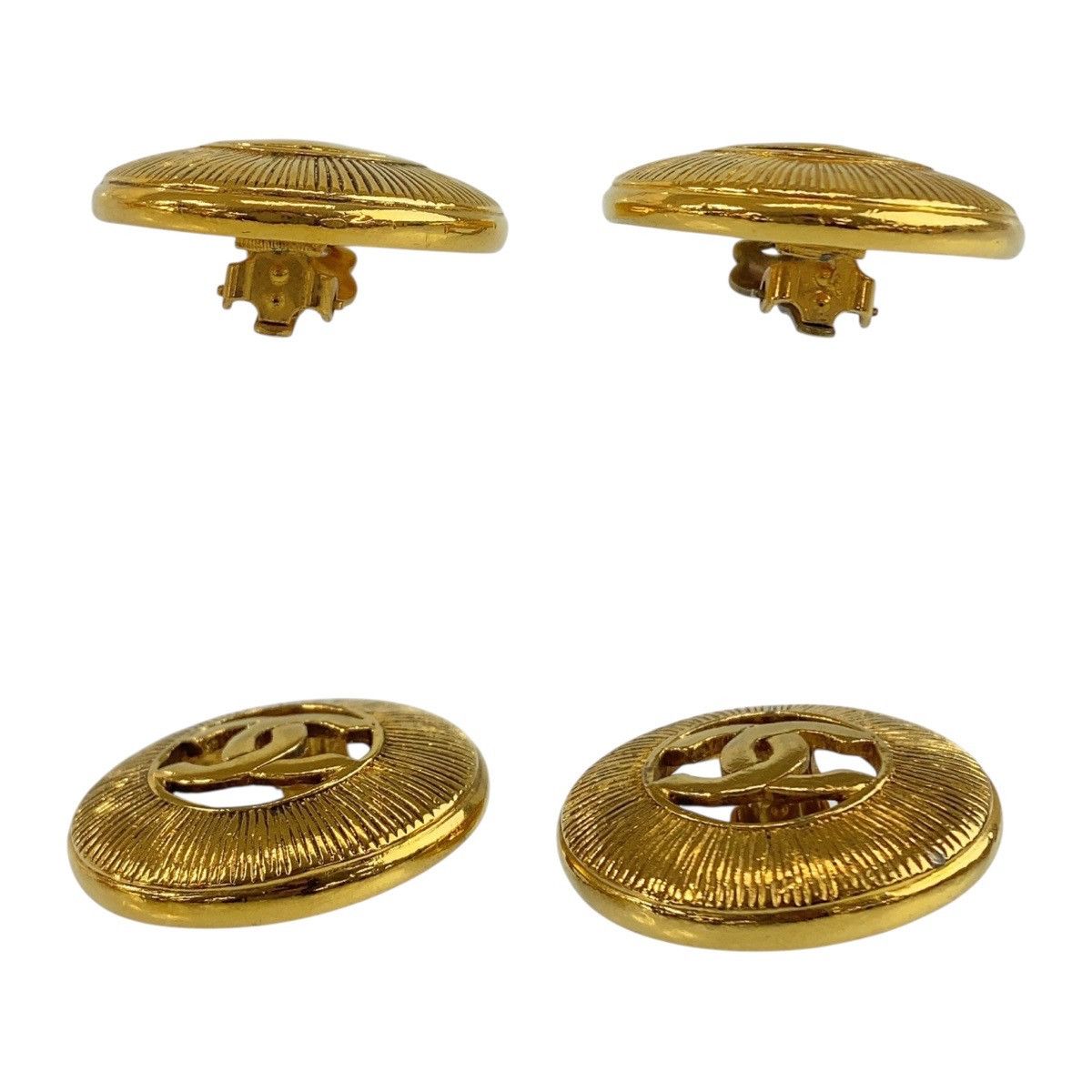 Chanel Chanel Chanel Coco Mark Earrings Metal Earrings DUTY FREE for USA Size ONE SIZE - 5 Thumbnail