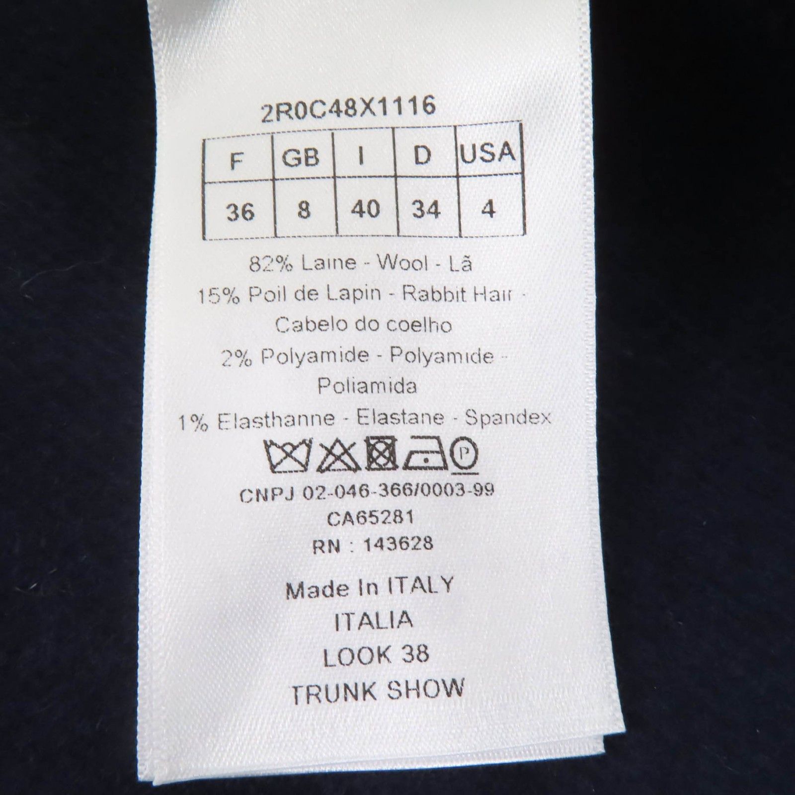 Dior Dior Christian Dior 2R0C48X1116 Wool Jacket Others Outerwear 2R0C48X1116 DUTY FREE for USA Size ONE SIZE - 9 Thumbnail