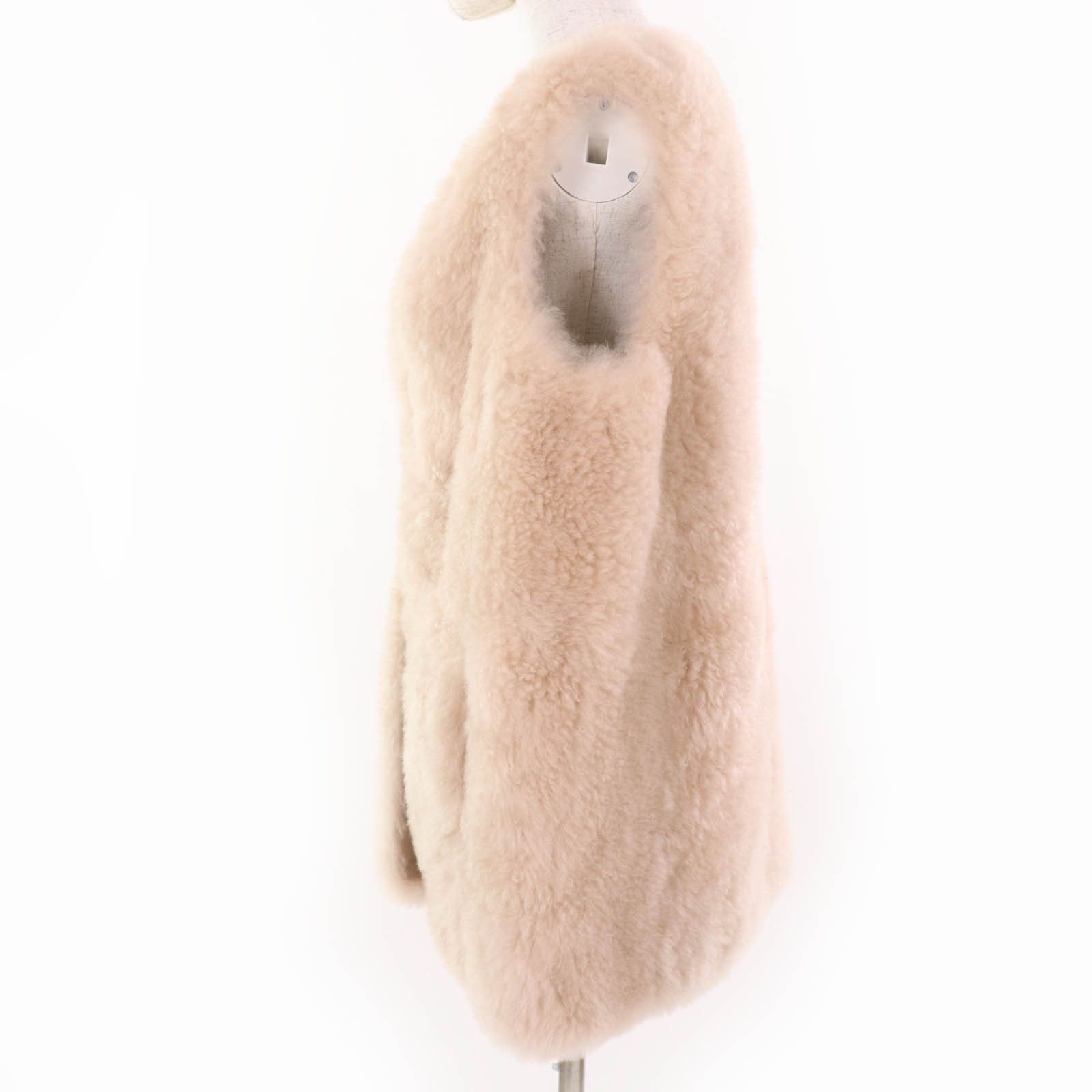 Other Other Drawer 100% cashmere leather fur coat Leather Tops Size ONE SIZE - 2 Thumbnail