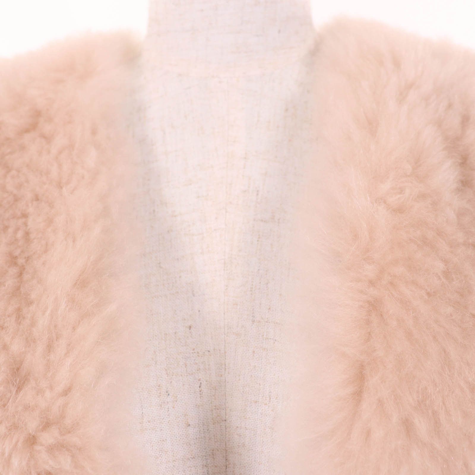 Other Other Drawer 100% cashmere leather fur coat Leather Tops Size ONE SIZE - 4 Thumbnail