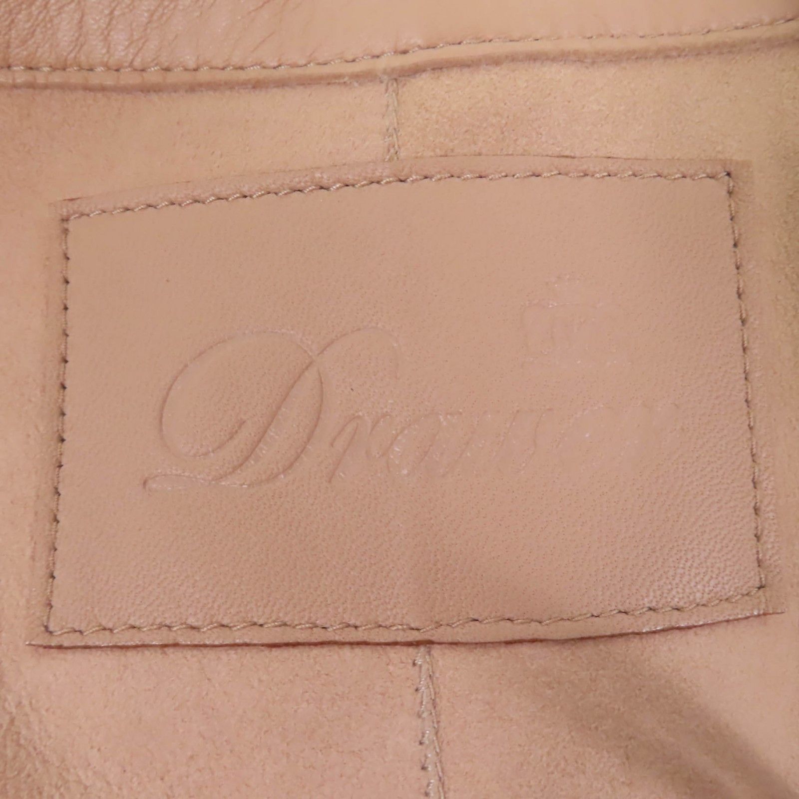 Other Other Drawer 100% cashmere leather fur coat Leather Tops Size ONE SIZE - 6 Thumbnail