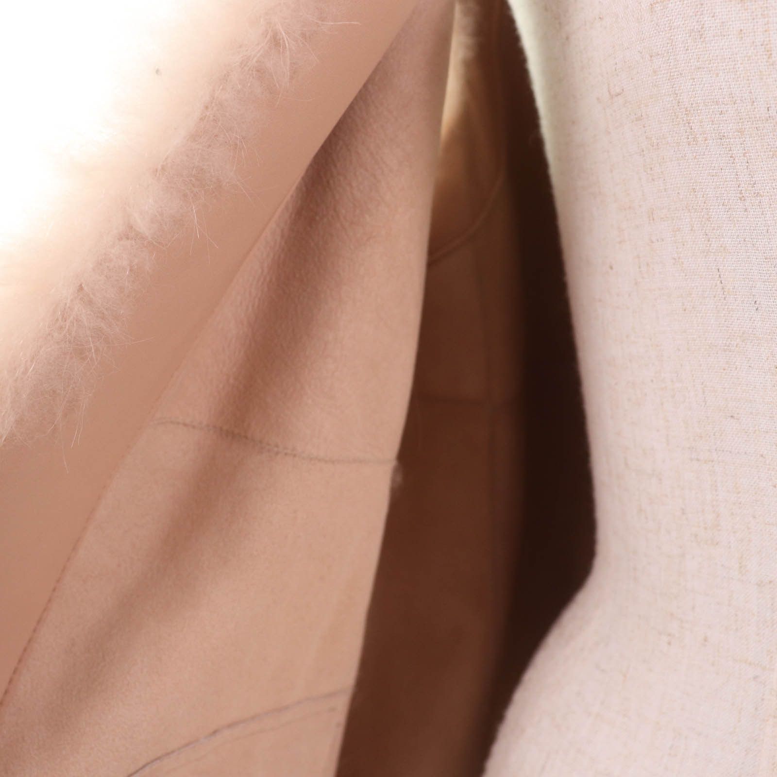 Other Other Drawer 100% cashmere leather fur coat Leather Tops Size ONE SIZE - 5 Thumbnail
