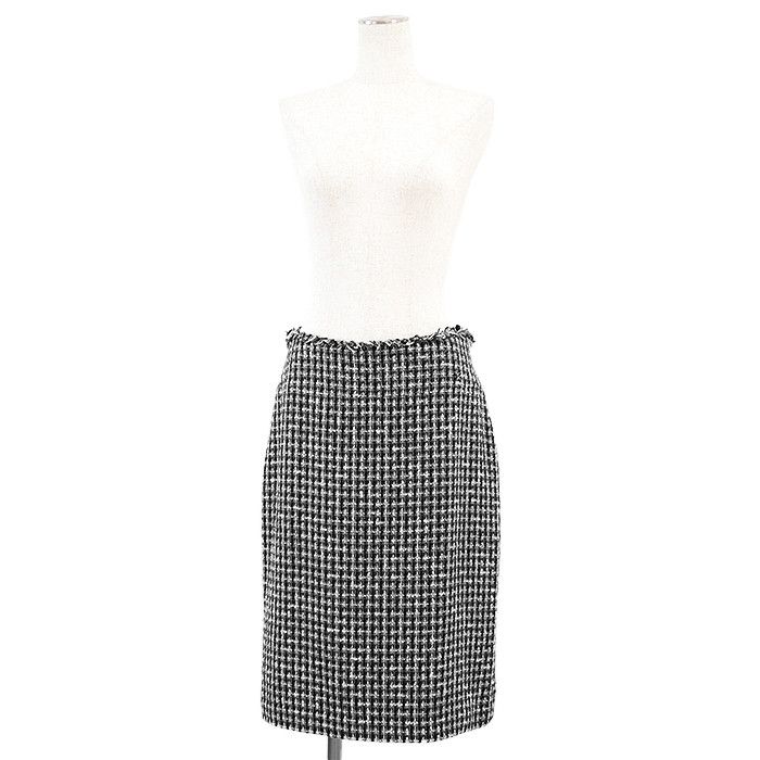 Chanel Chanel Chanel Tweed Skirt Others Skirts 04A P23976 Size ONE SIZE - 2 Thumbnail