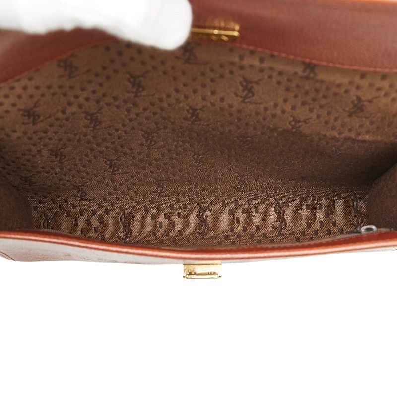 Yves Saint Laurent Yves Saint Laurent Saint Laurent Leather Shoulder Bag Leather Shoulder Bag Size ONE SIZE - 9 Thumbnail