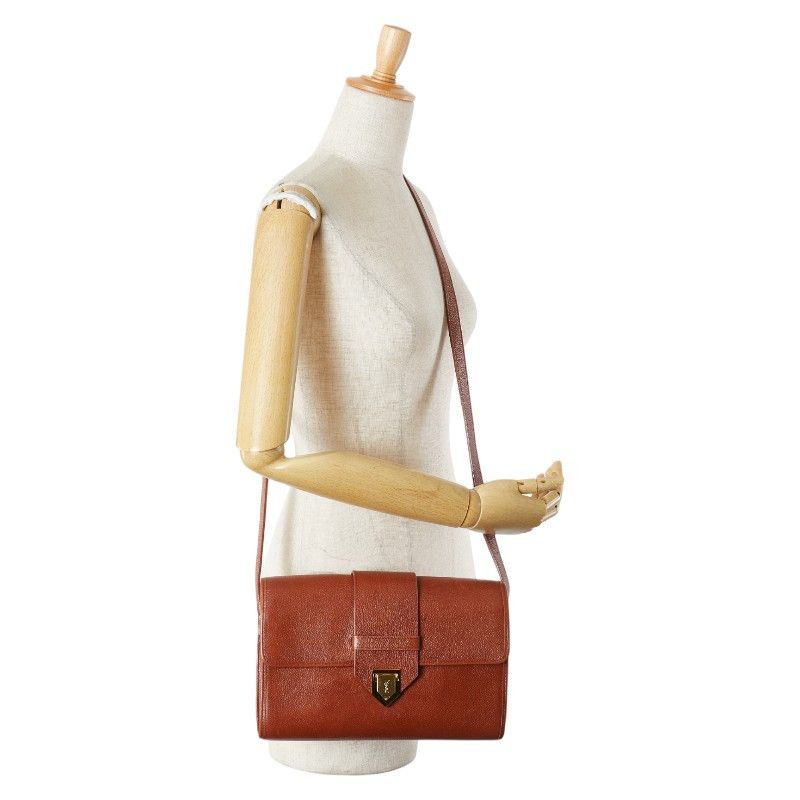 Yves Saint Laurent Yves Saint Laurent Saint Laurent Leather Shoulder Bag Leather Shoulder Bag Size ONE SIZE - 11 Thumbnail