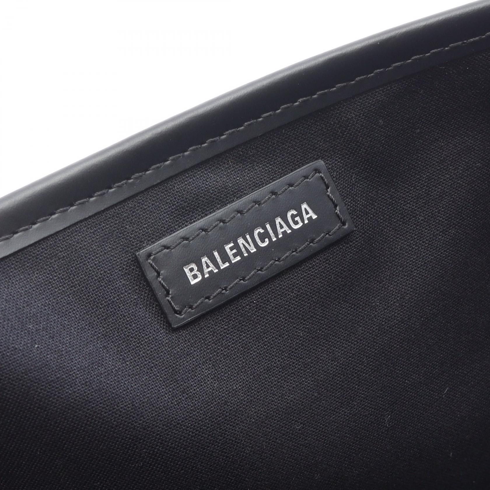 Balenciaga Balenciaga Balenciaga NAVY CABAS S Canvas Leather Tote Bag Canvas Tote Bag 339933 Size ONE SIZE - 4 Thumbnail