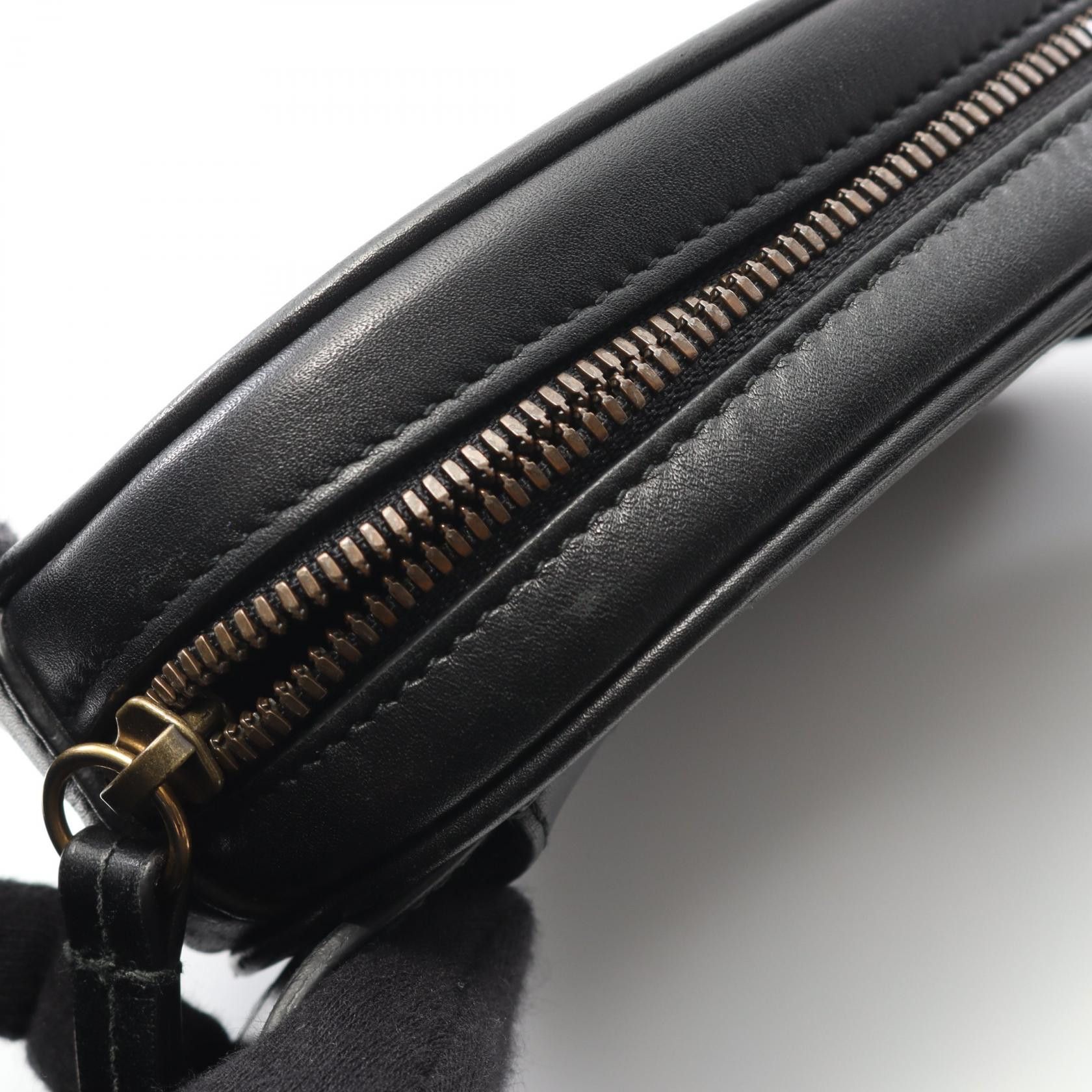 Gucci Gucci Gucci GG Marmont Leather Waist Bag Leather Belt Bag 476434 Size ONE SIZE - 8 Thumbnail