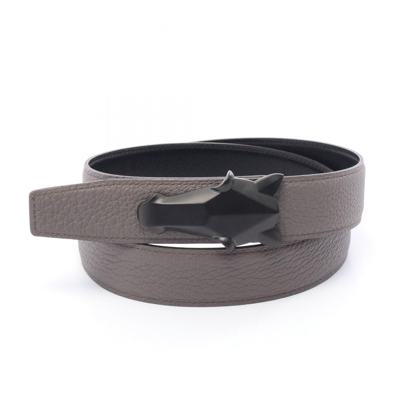 Hermes Hermes Hermes Destrier Togo Leather Belt Leather Other Stamp W (2024) Size ONE SIZE - 6 Thumbnail