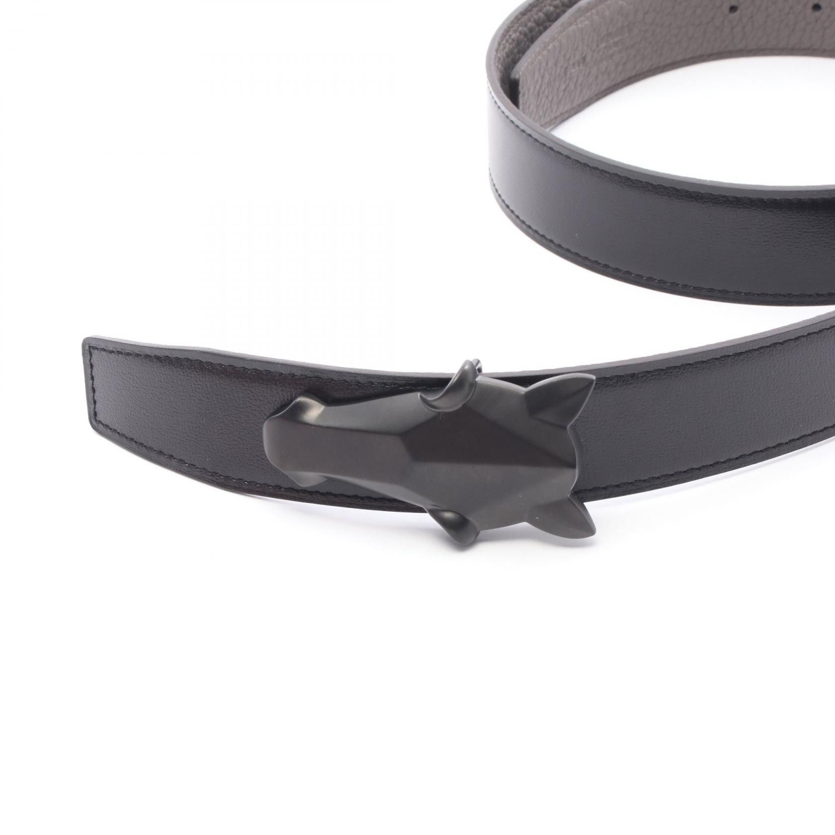 Hermes Hermes Hermes Destrier Togo Leather Belt Leather Other Stamp W (2024) Size ONE SIZE - 2 Thumbnail