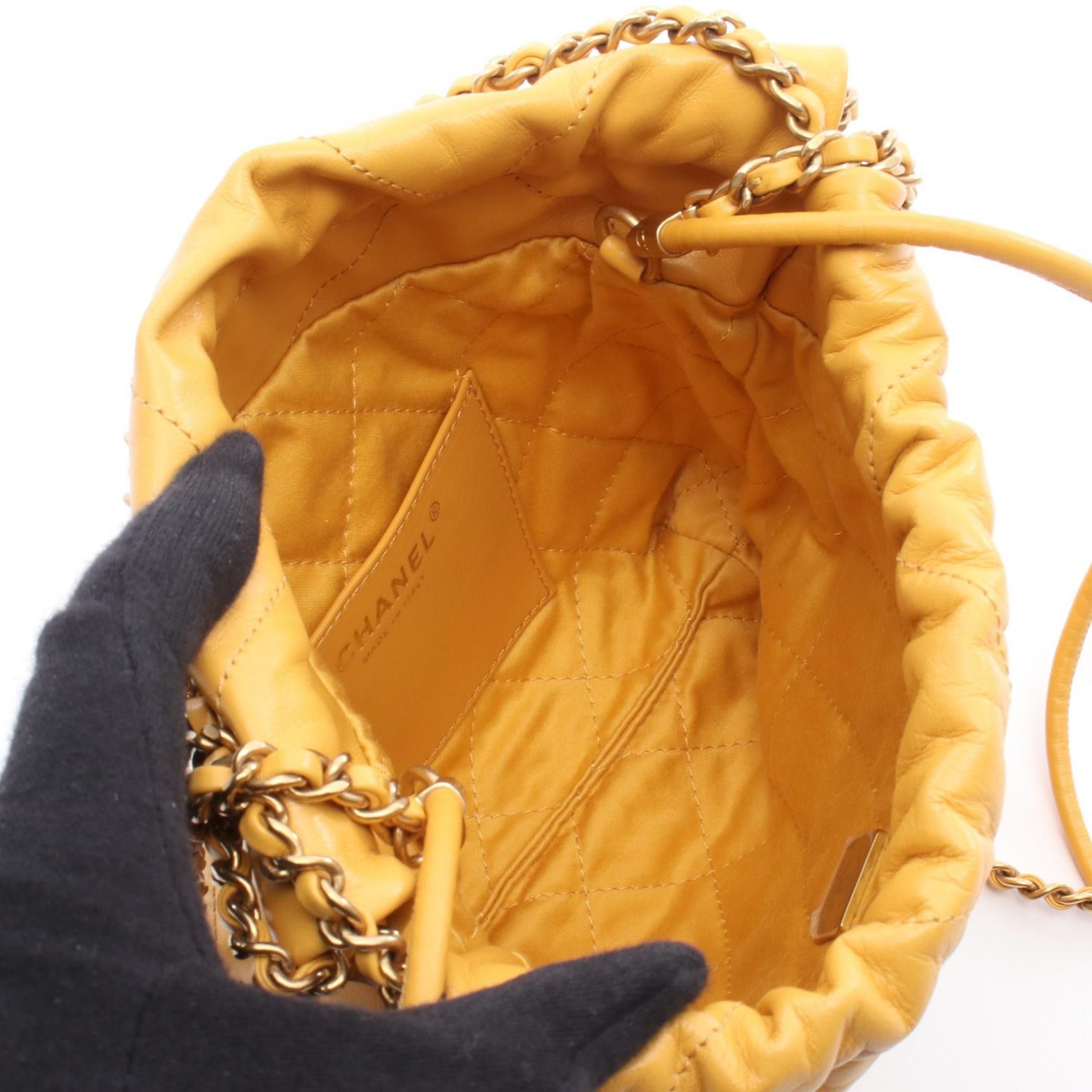 Chanel Chanel Chanel CHANEL 22 Mini Leather Shoulder Bag Leather Shoulder Bag AS3980 Size ONE SIZE - 3 Thumbnail