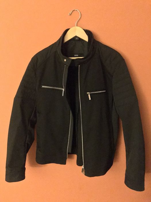 Hugo boss mercedes outlet leather jacket