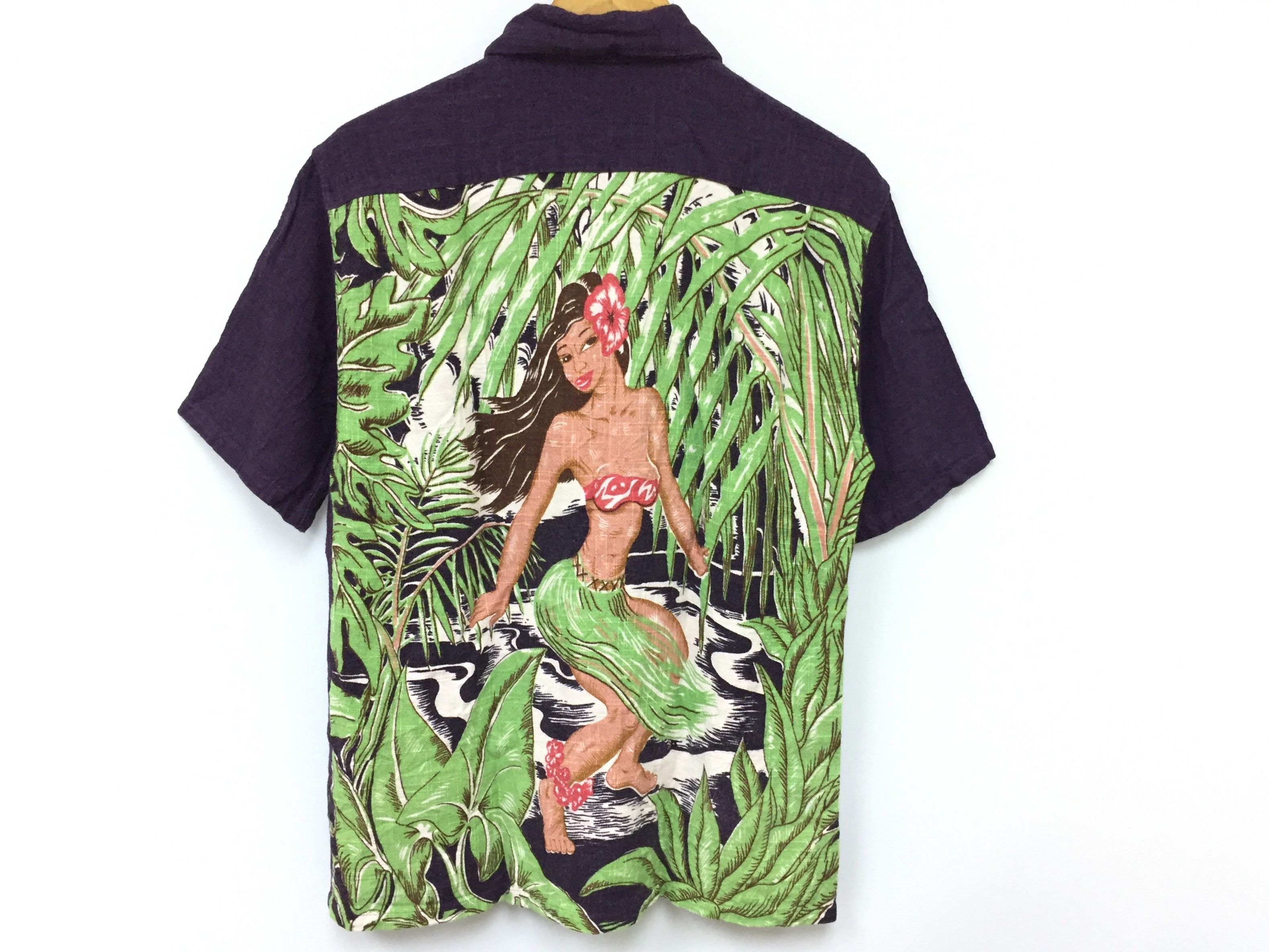 Sun Surf × Toyo Enterprises 80's ART VOGUE Sun Surf Toyo Enterprises Hula Girl Hawaiian Size US M / EU 48-50 / 2 - 2 Thumbnail