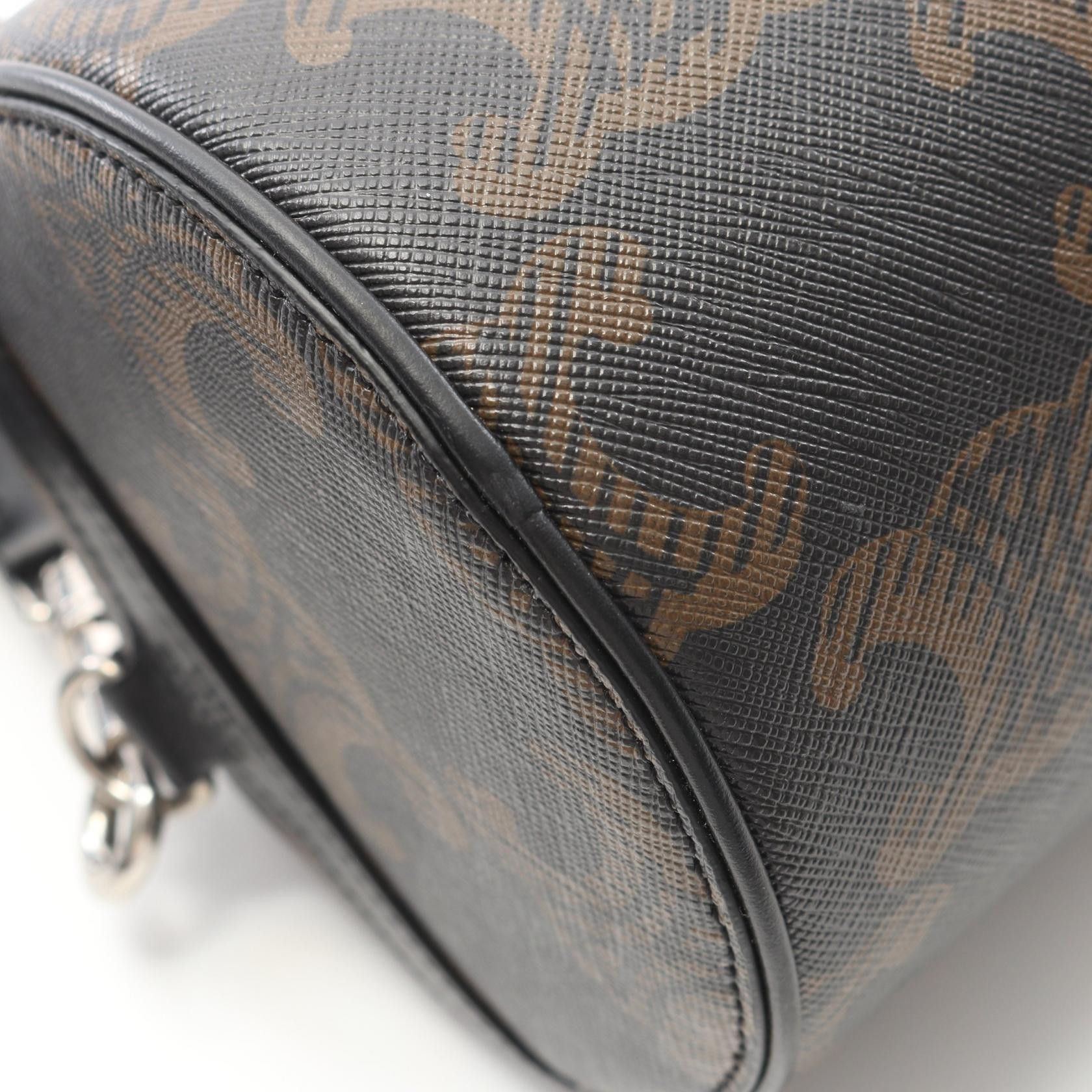 Celine Celine Celine Triomphe PVC Coated Canvas Leather Shoulder Bag Canvas Shoulder Bag 110052EKK Size ONE SIZE - 5 Thumbnail