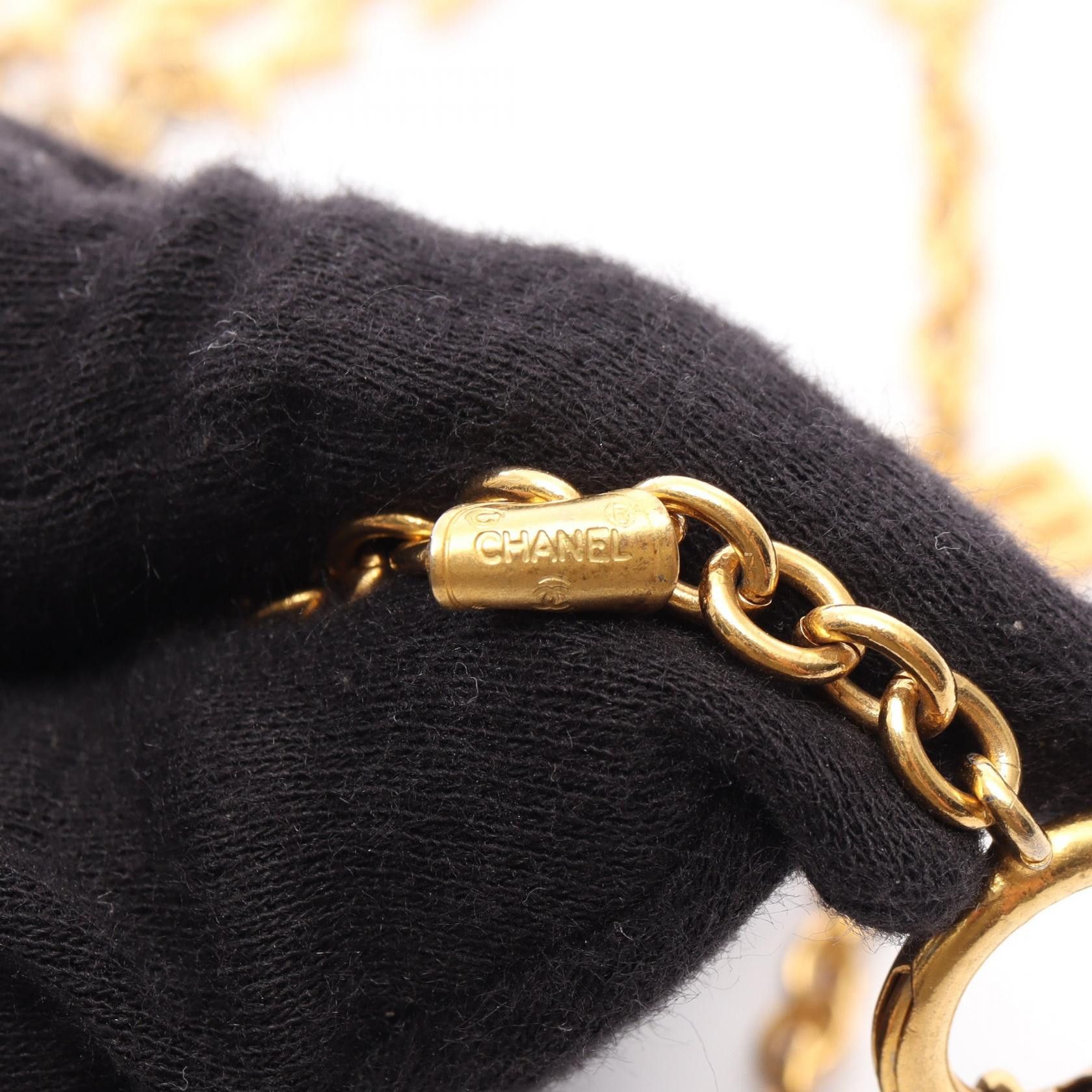 Chanel Chanel Chanel CHANEL Logo Necklace Necklace Metal Necklace Size ONE SIZE - 3 Thumbnail