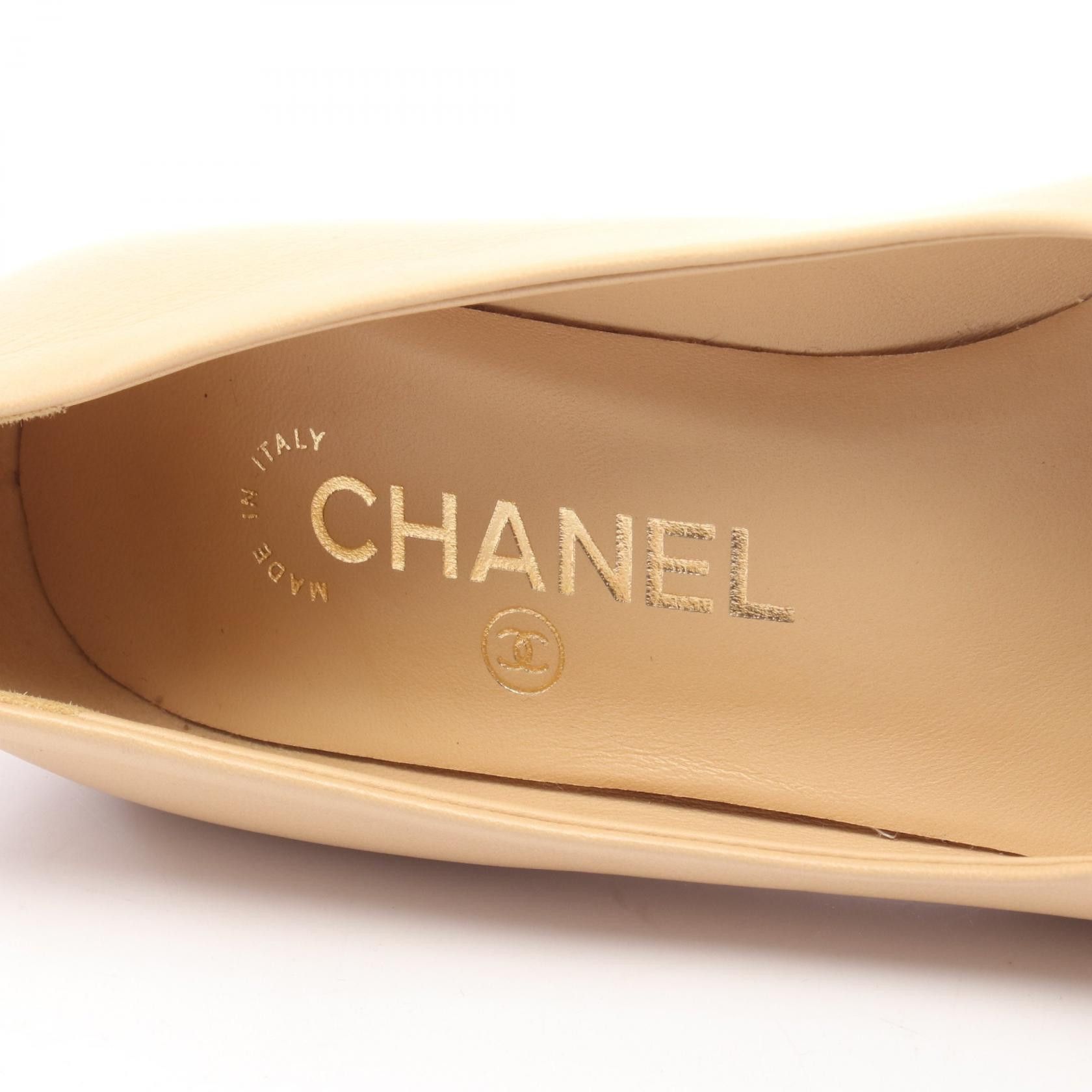 Chanel Chanel Chanel Coco Mark Leather Pumps Leather Shoes G35802 Size ONE SIZE - 5 Thumbnail