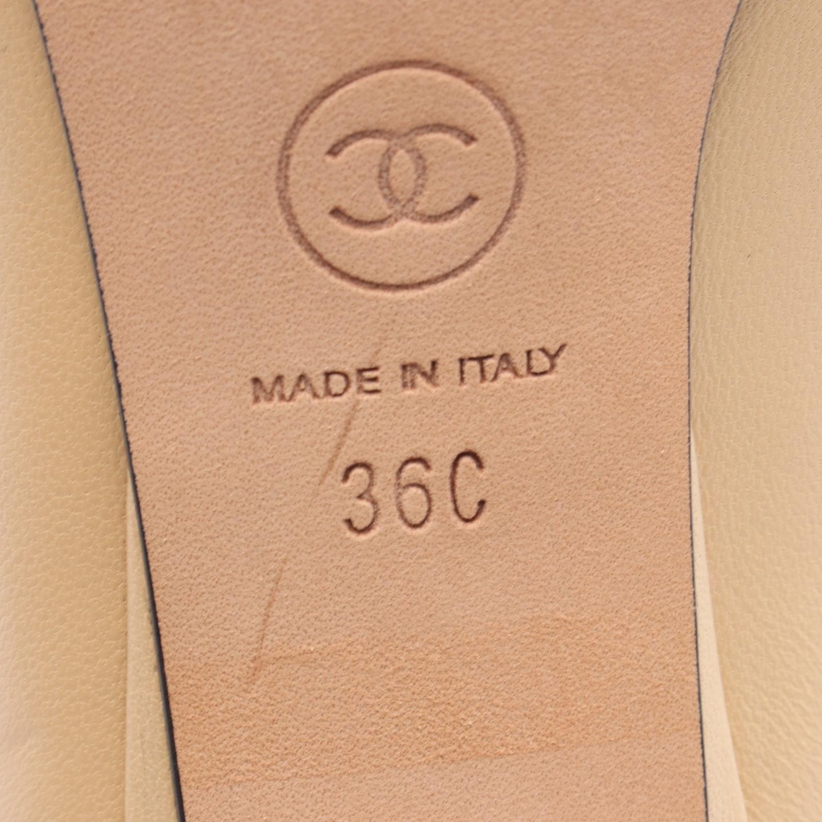 Chanel Chanel Chanel Coco Mark Leather Pumps Leather Shoes G35802 Size ONE SIZE - 6 Thumbnail