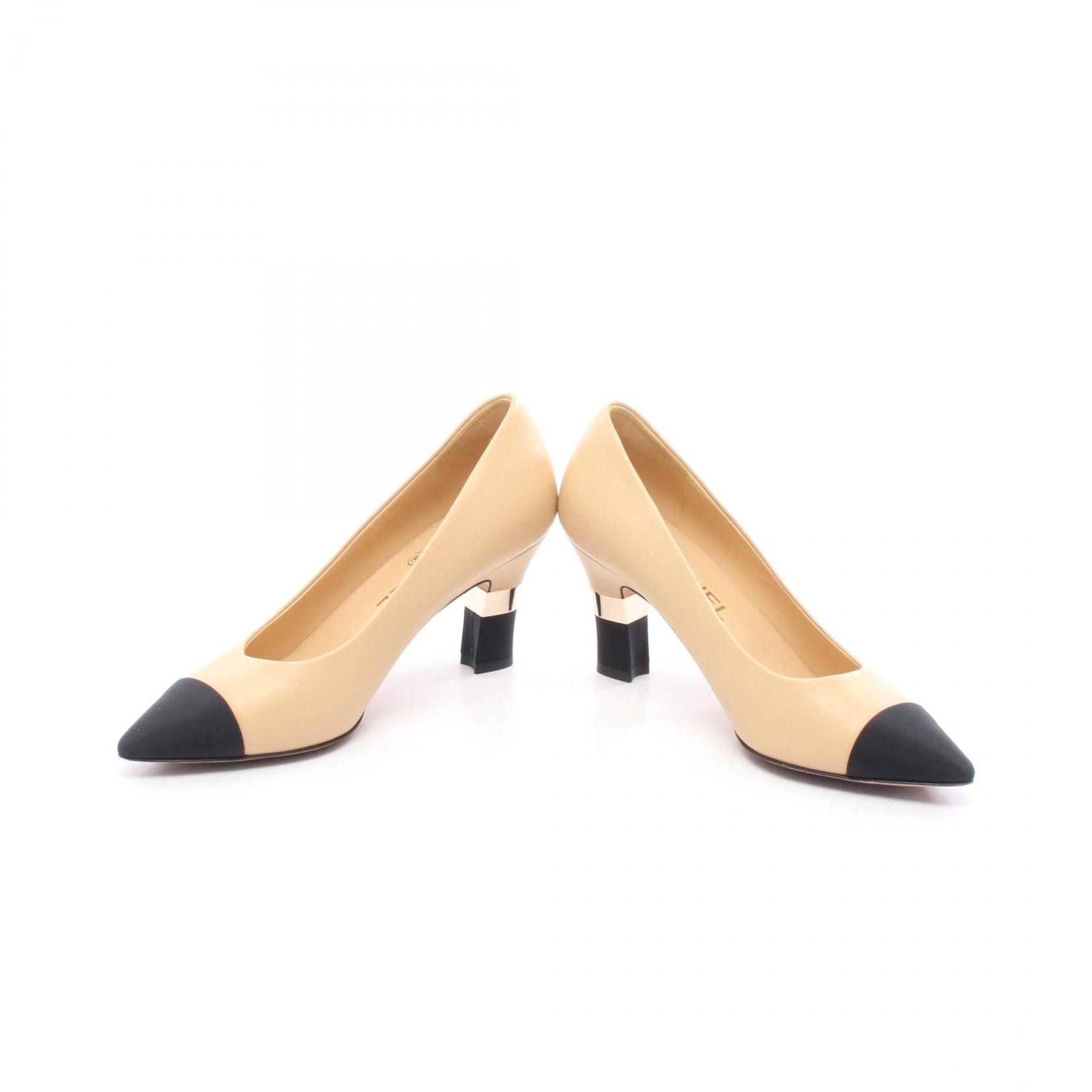 Chanel Chanel Chanel Coco Mark Leather Pumps Leather Shoes G35802 Size ONE SIZE - 3 Thumbnail