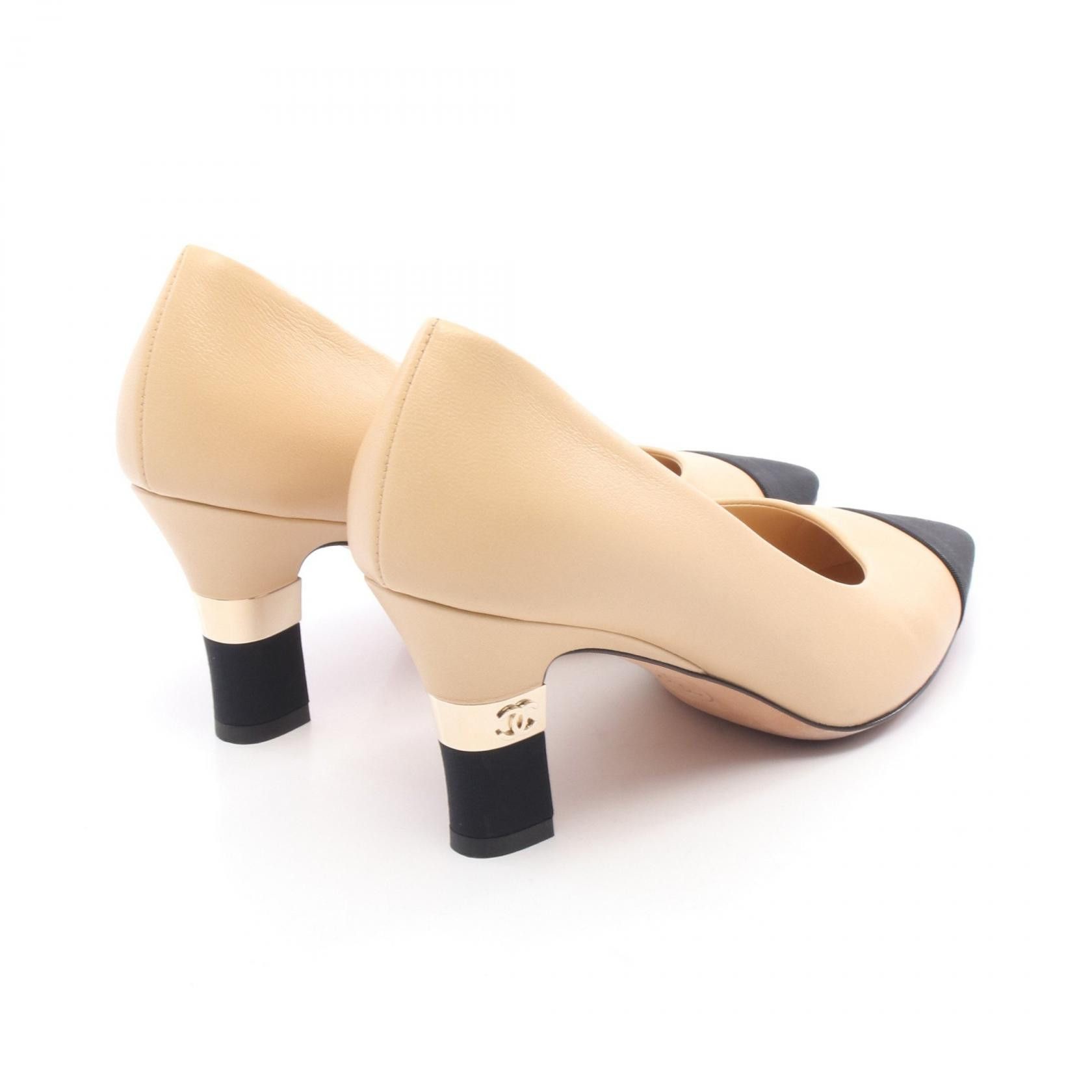 Chanel Chanel Chanel Coco Mark Leather Pumps Leather Shoes G35802 Size ONE SIZE - 2 Thumbnail
