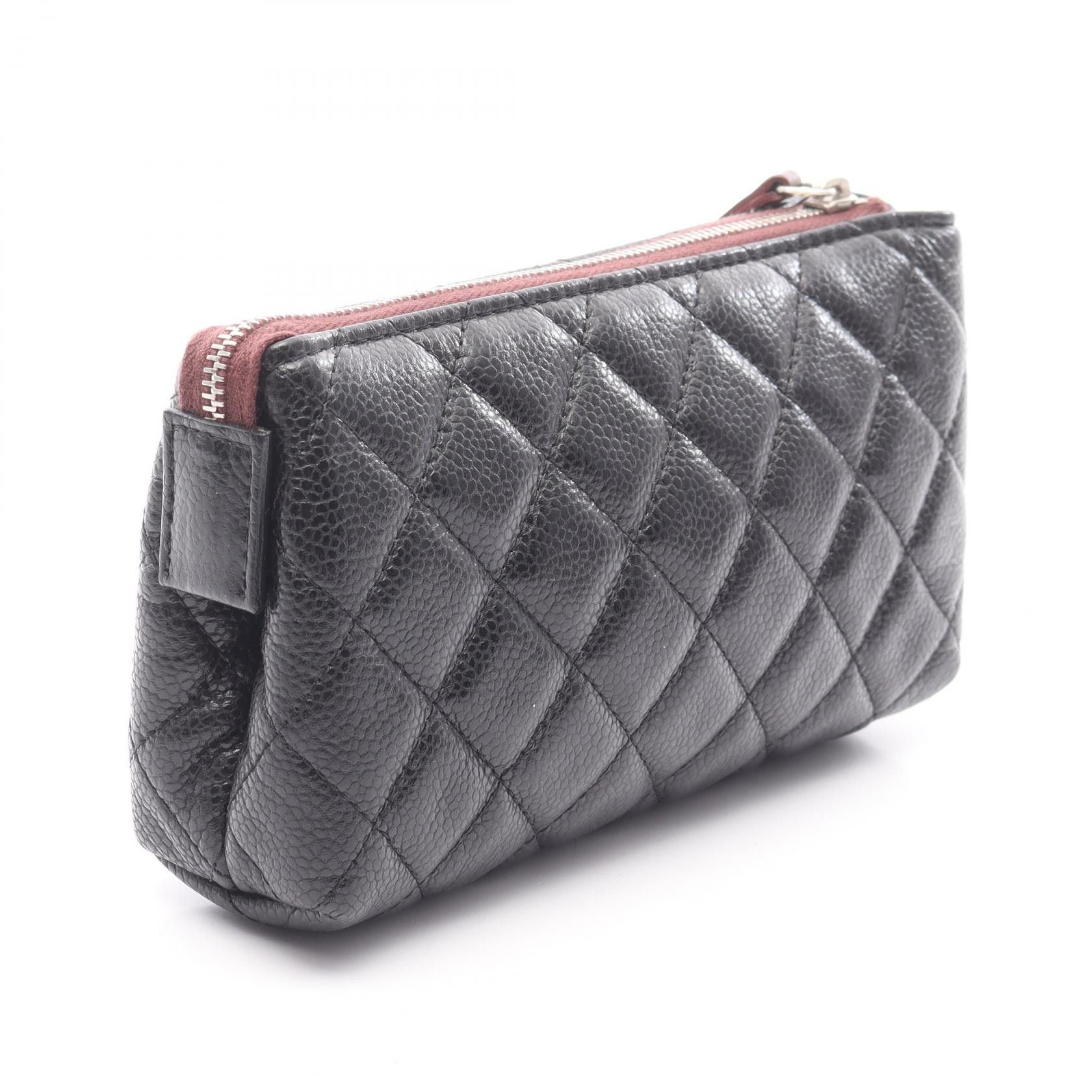 Chanel Chanel Chanel Matelassé Caviar Skin Pouch Leather Other Size ONE SIZE - 2 Thumbnail