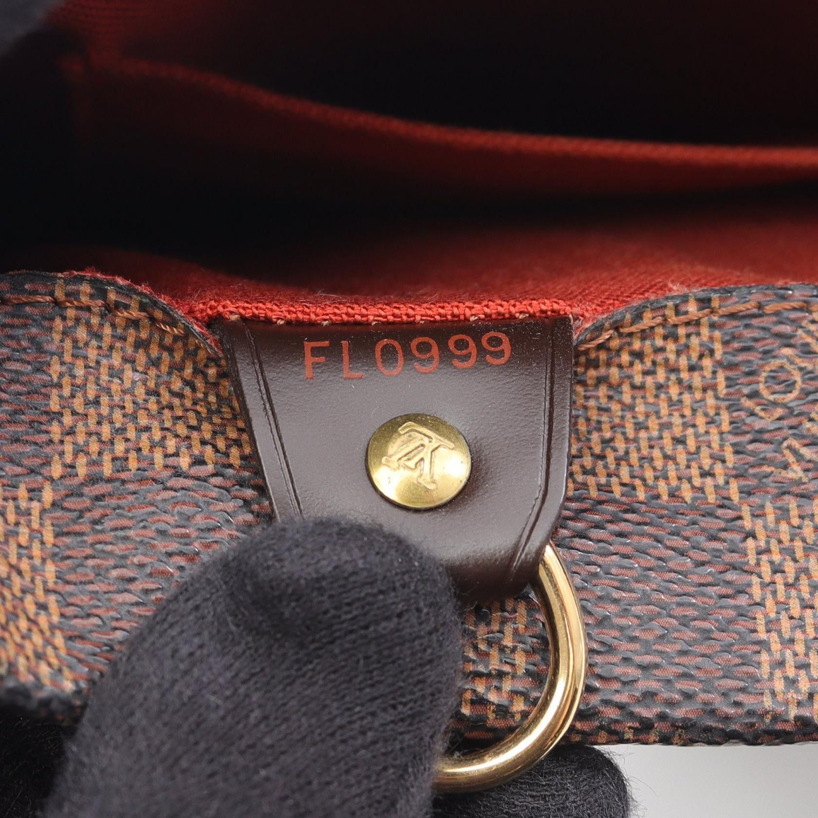 Louis Vuitton Louis Vuitton Louis Vuitton Clifton Damier Ebene Coated Canvas Tote Bag Canvas Tote Bag N51149 Size ONE SIZE - 5 Thumbnail