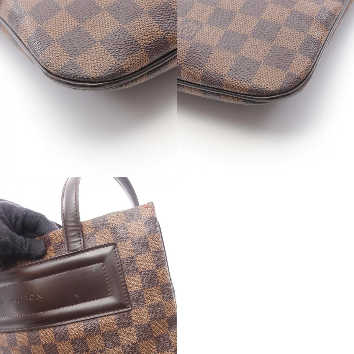Louis Vuitton Louis Vuitton Louis Vuitton Clifton Damier Ebene Coated Canvas Tote Bag Canvas Tote Bag N51149 Size ONE SIZE - 10 Thumbnail