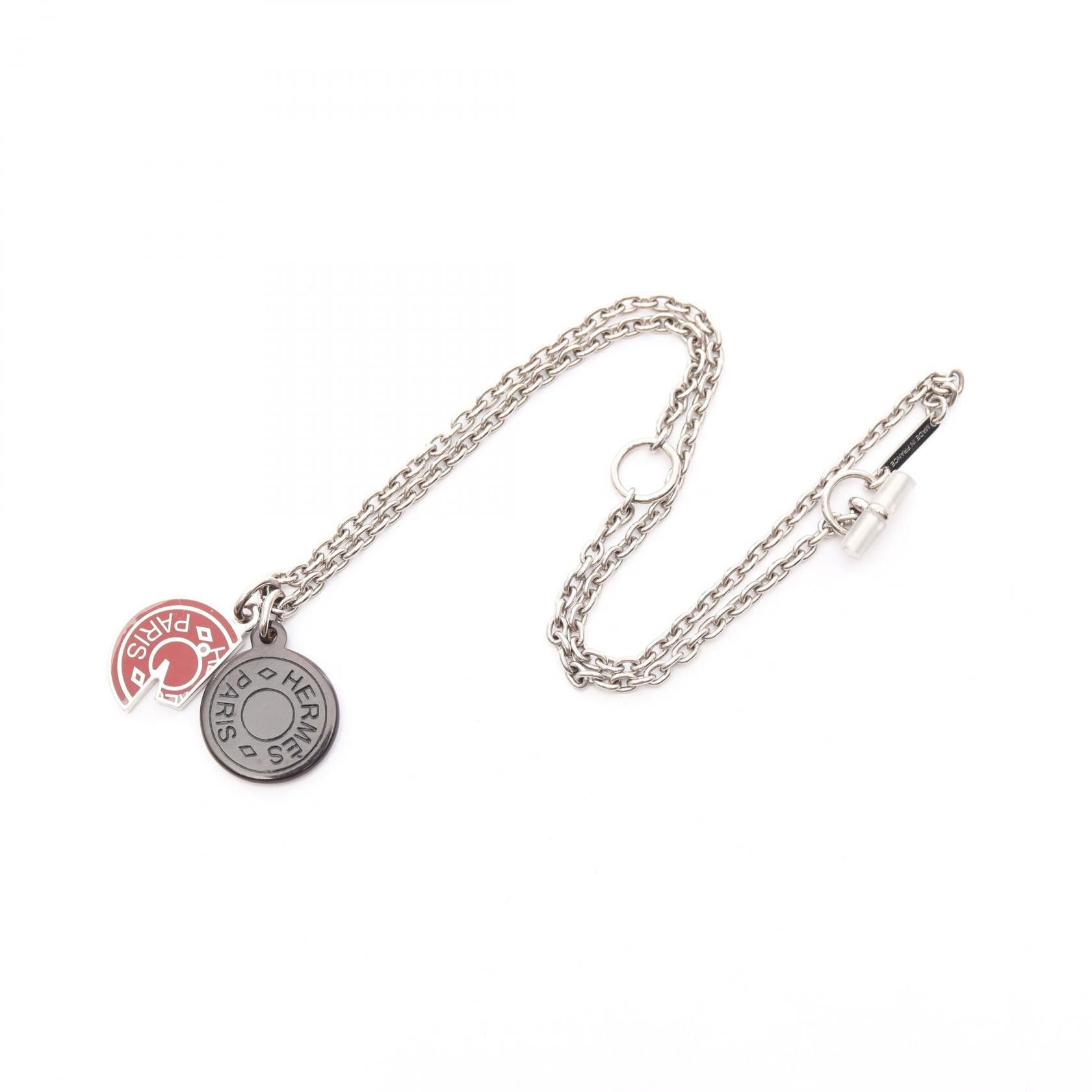 Hermes Hermes Hermes Carrousel Buffalo Horn Necklace Natural Material Necklace Size ONE SIZE - 3 Thumbnail