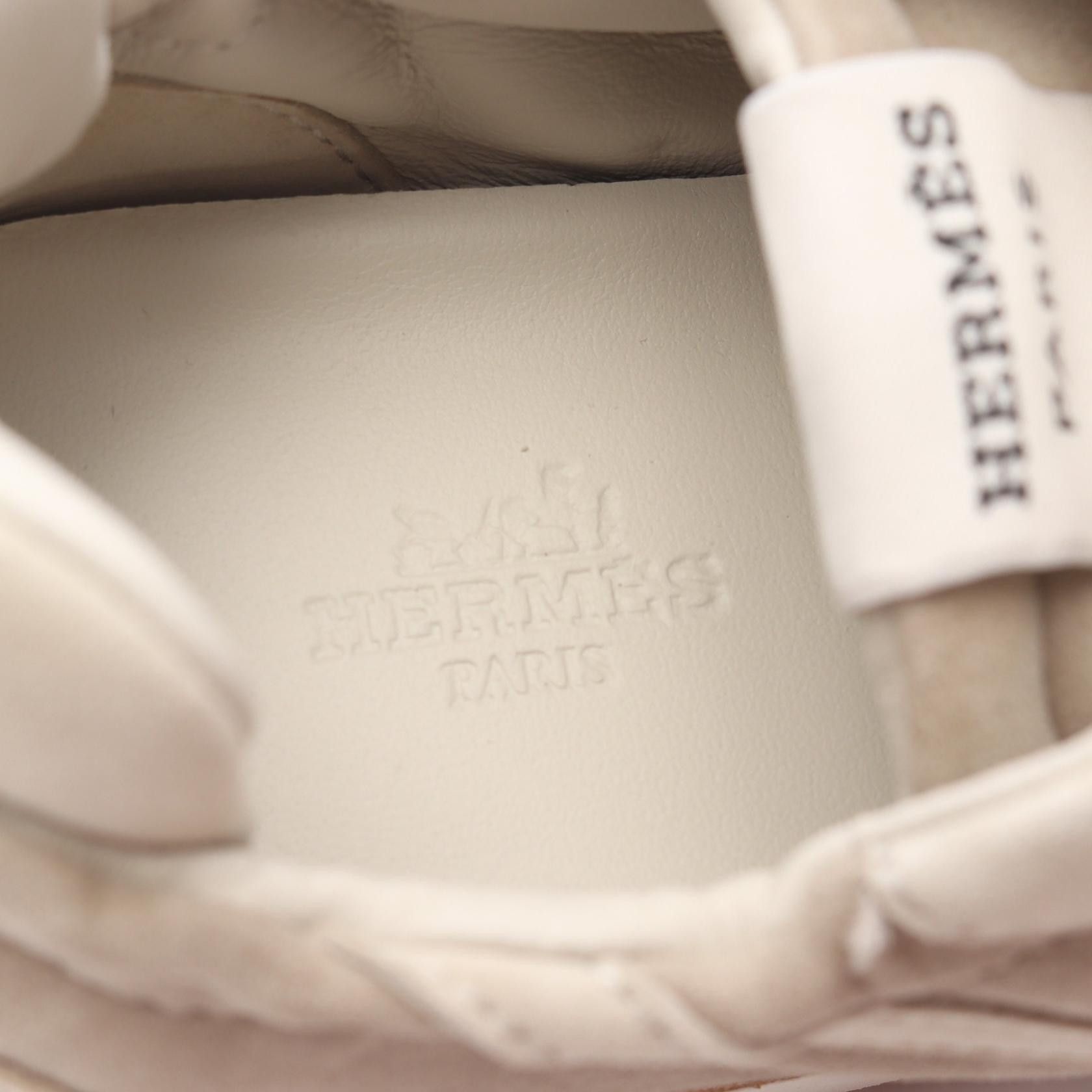 Hermes Hermes Hermes Jet Leather Sneakers Leather Shoes Size ONE SIZE - 5 Thumbnail