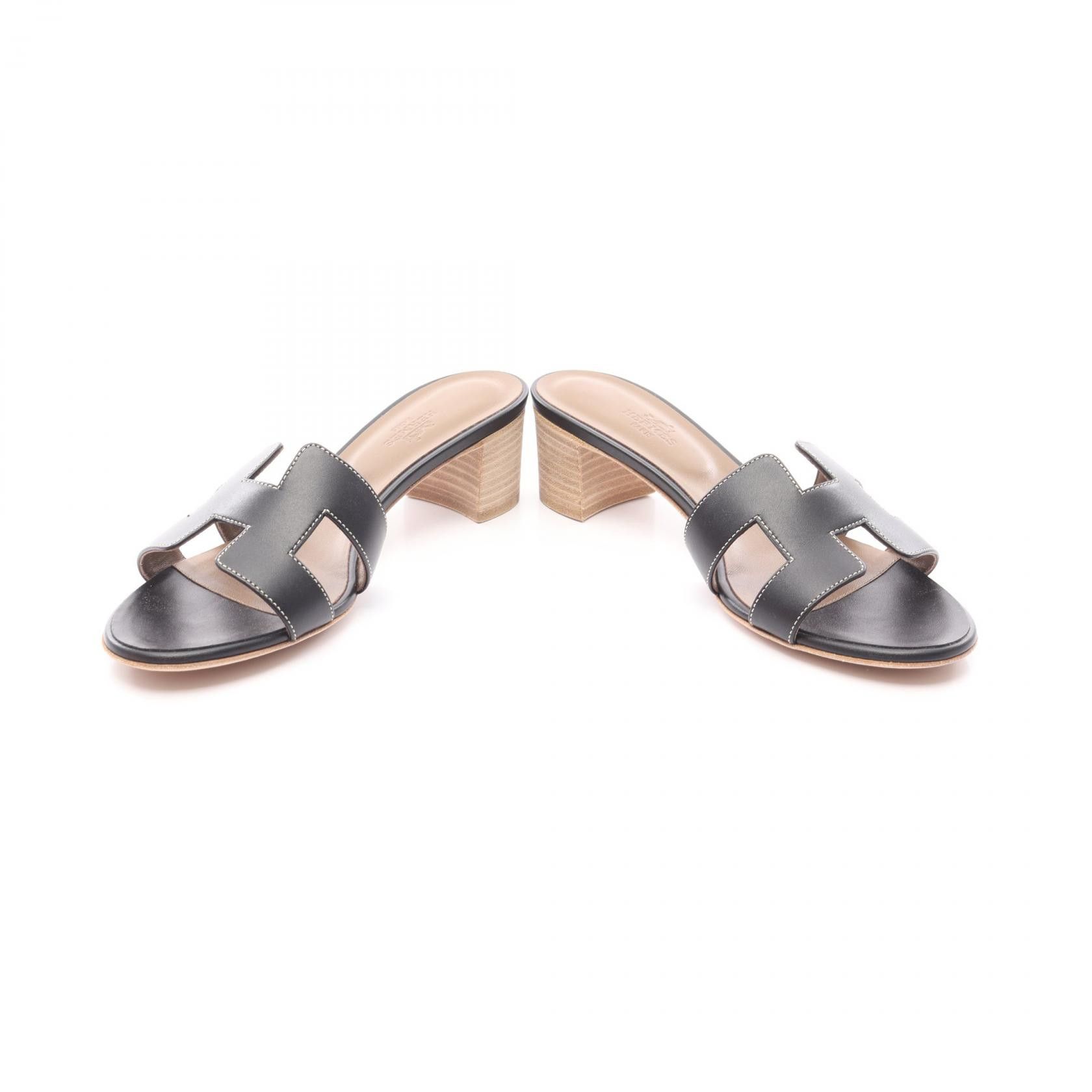 Hermes Hermes Hermes Oasis Leather Shoes Leather Shoes Size ONE SIZE - 3 Thumbnail