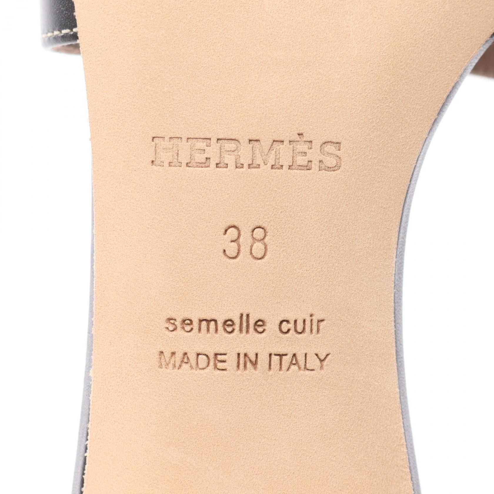 Hermes Hermes Hermes Oasis Leather Shoes Leather Shoes Size ONE SIZE - 6 Thumbnail