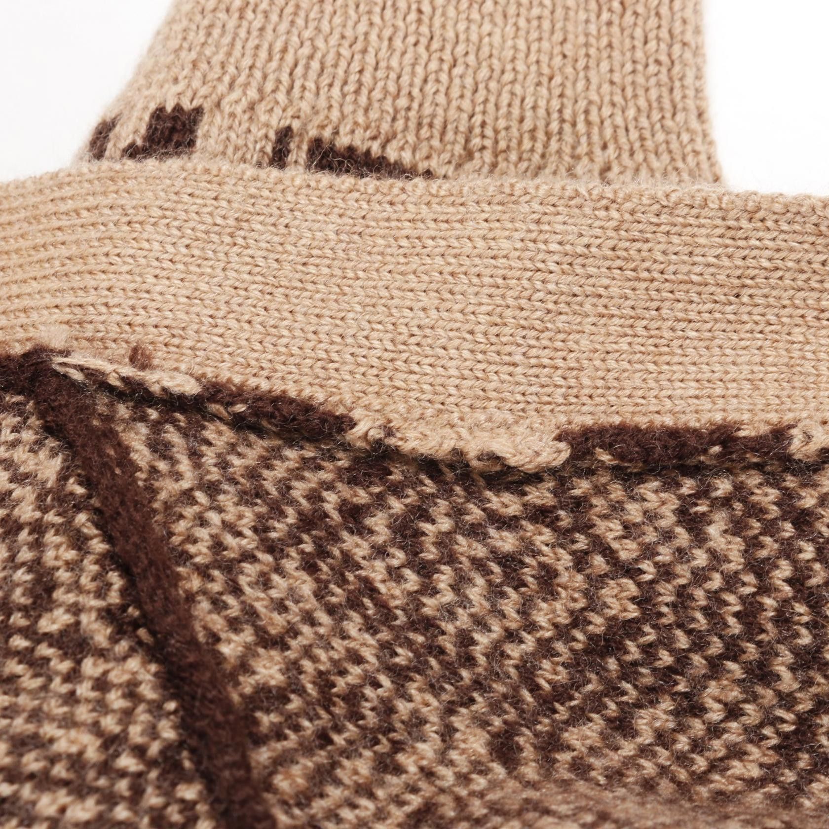 Gucci Gucci Gucci G RAMBUS Wool Cardigan Natural Material Tops 595511 Size ONE SIZE - 7 Thumbnail