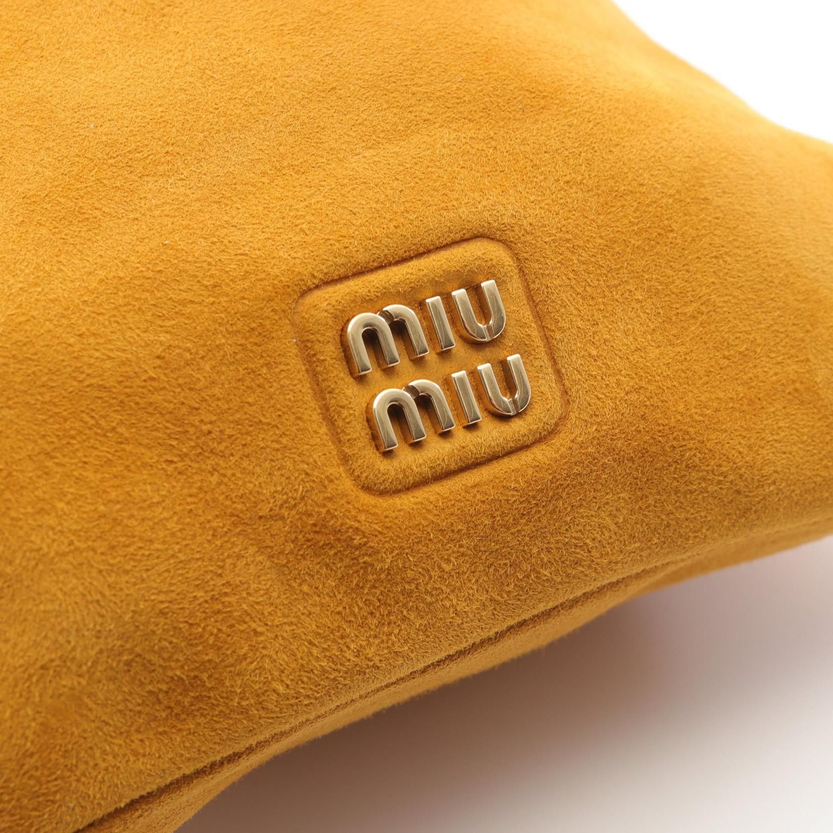 Miu Miu Miu Miu Miu Miu CAMOSCIO Suede Pouch Suede Other 5GN010 Size ONE SIZE - 5 Thumbnail