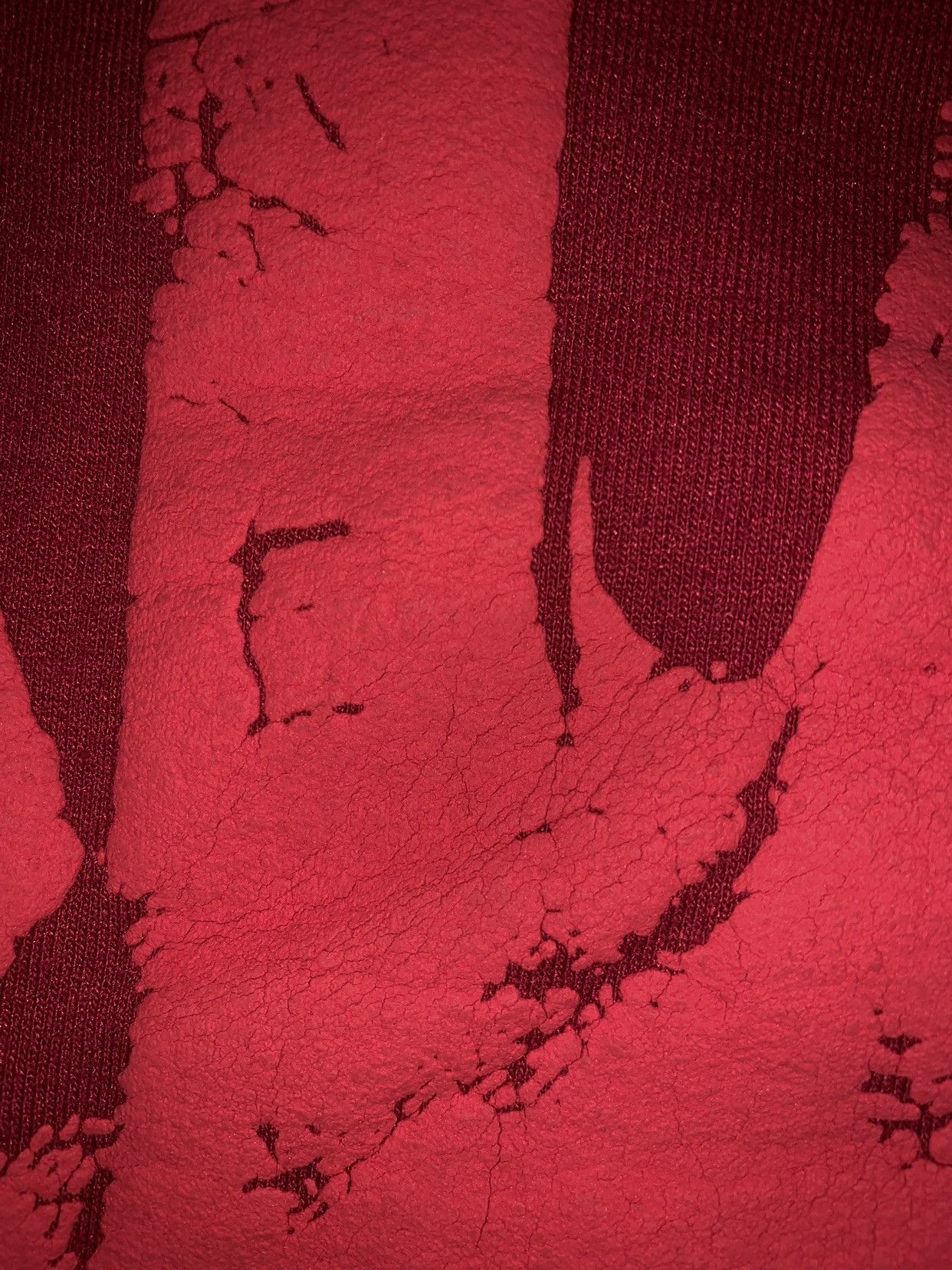 Revenge Revenge red/red outline kill hoodie Size US M / EU 48-50 / 2 - 5 Thumbnail