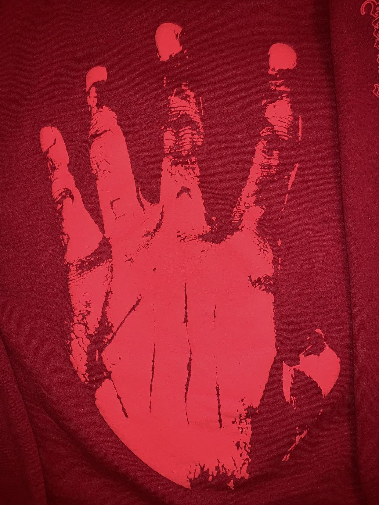 Revenge Revenge red/red outline kill hoodie Size US M / EU 48-50 / 2 - 4 Thumbnail