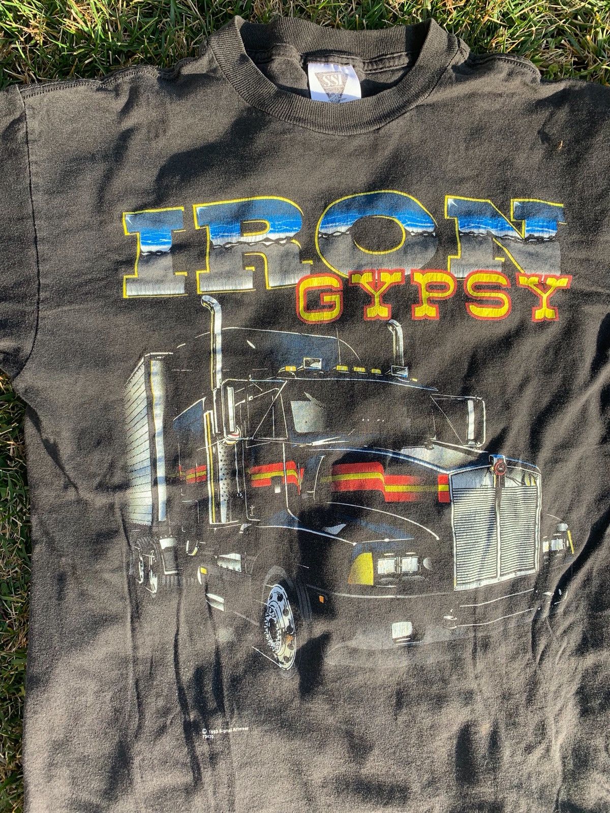 Vintage Vintage 90s Single Stitch 1993 Faded Nascar Tee like Size US L / EU 52-54 / 3 - 3 Thumbnail