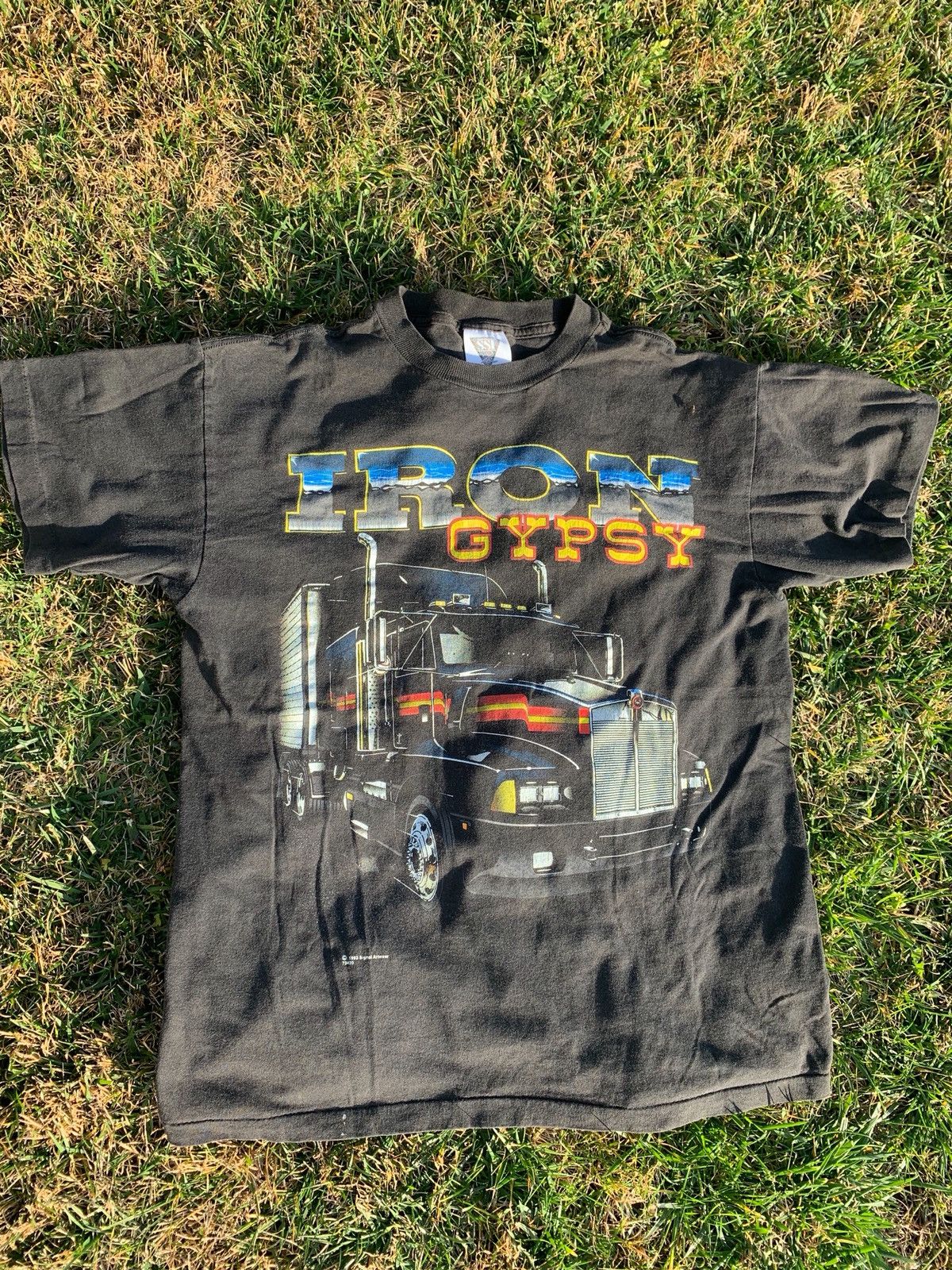 Vintage Vintage 90s Single Stitch 1993 Faded Nascar Tee like Size US L / EU 52-54 / 3 - 2 Thumbnail