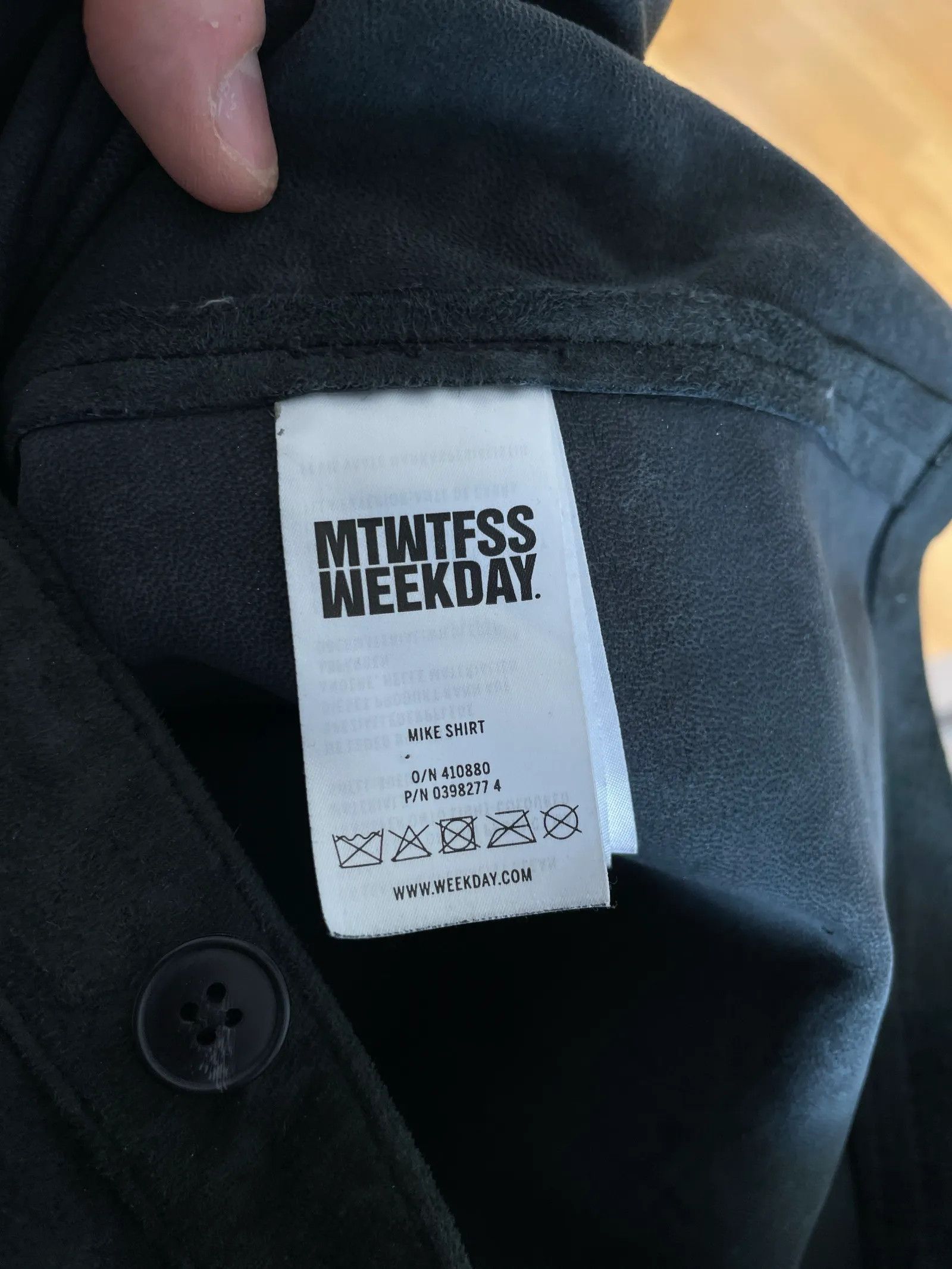 Weekday Weekday Mike Shirt Leather Jacket Size XS / US 0-2 / IT 36-38 - 4 Thumbnail