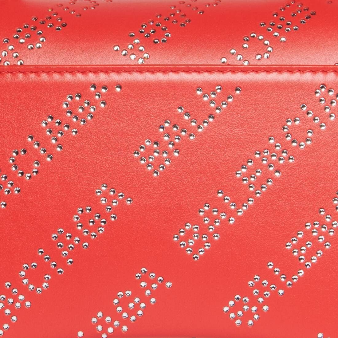 Balenciaga hourglass xs handbag with rhinestones red Size ONE SIZE - 7 Thumbnail