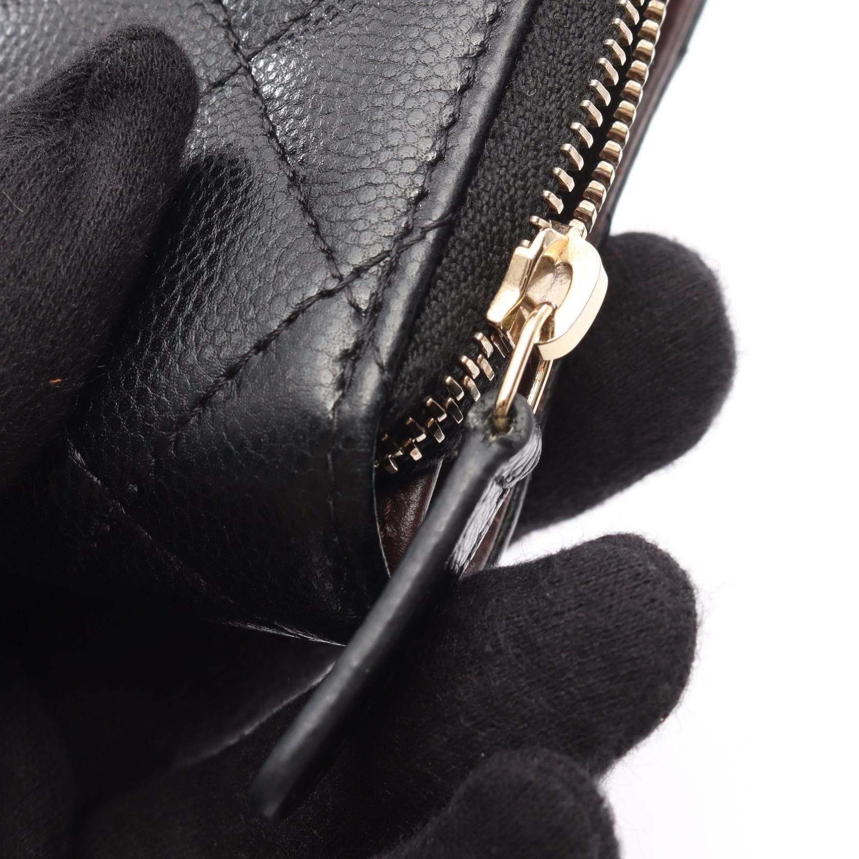 Chanel Chanel Chanel Classic Small Wallet Caviar Skin Wallet Leather Short Wallet AP3177 Size ONE SIZE - 9 Thumbnail