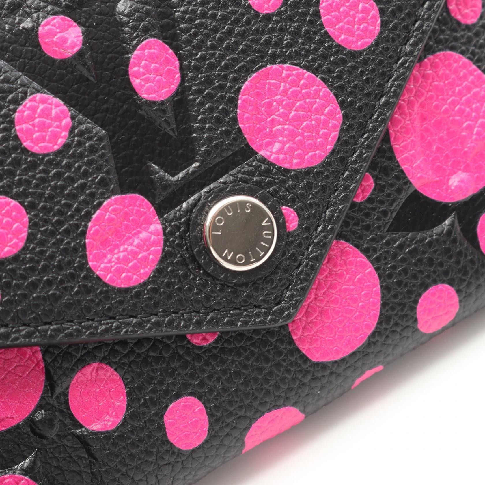 Louis Vuitton Louis Vuitton Louis Vuitton LOUIS VUITTON × Yayoi Kusama Portefeuille Victorine Leather Wallet Limited Leather Short Wallet M81956 Size ONE SIZE - 6 Thumbnail