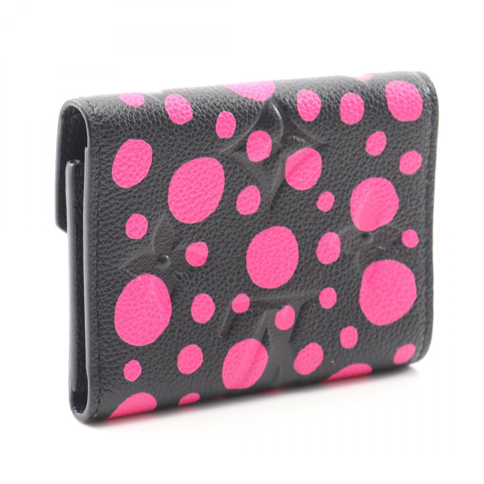 Louis Vuitton Louis Vuitton Louis Vuitton LOUIS VUITTON × Yayoi Kusama Portefeuille Victorine Leather Wallet Limited Leather Short Wallet M81956 Size ONE SIZE - 2 Thumbnail