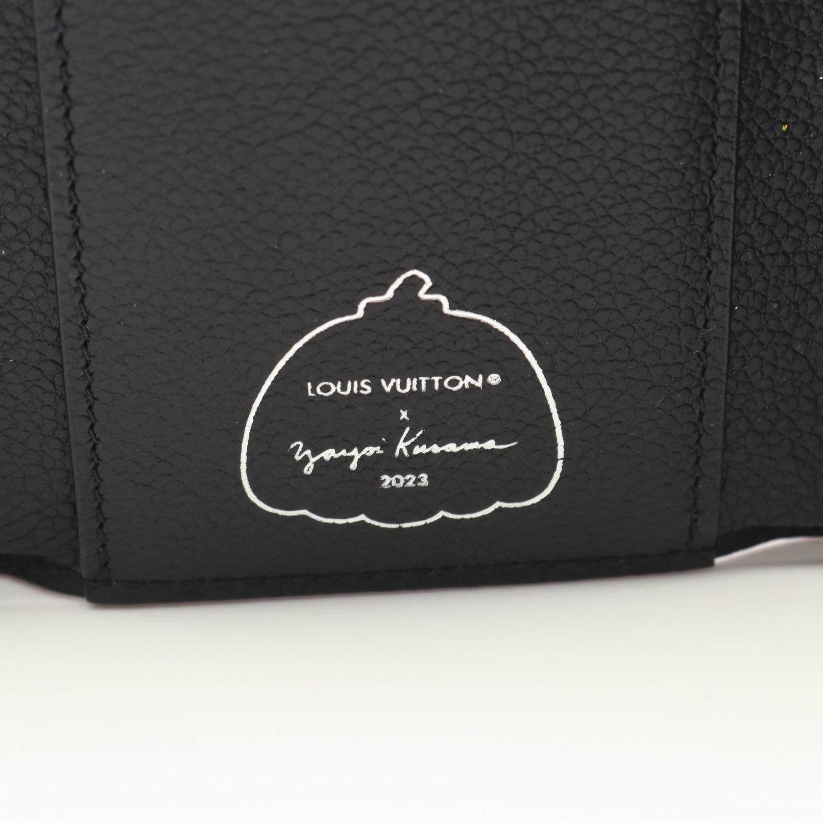 Louis Vuitton Louis Vuitton Louis Vuitton LOUIS VUITTON × Yayoi Kusama Portefeuille Victorine Leather Wallet Limited Leather Short Wallet M81956 Size ONE SIZE - 4 Thumbnail