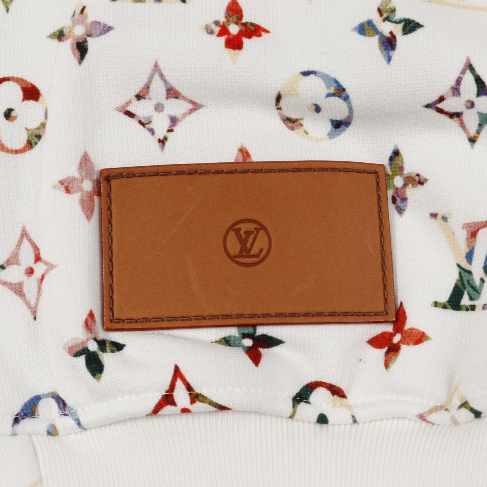 Louis Vuitton Louis Vuitton Louis Vuitton Vintage Flower Monogram Cotton Hoodie Cotton Sweatshirts & Hoodies RW222B SS6 FNST96 Size ONE SIZE - 6 Thumbnail