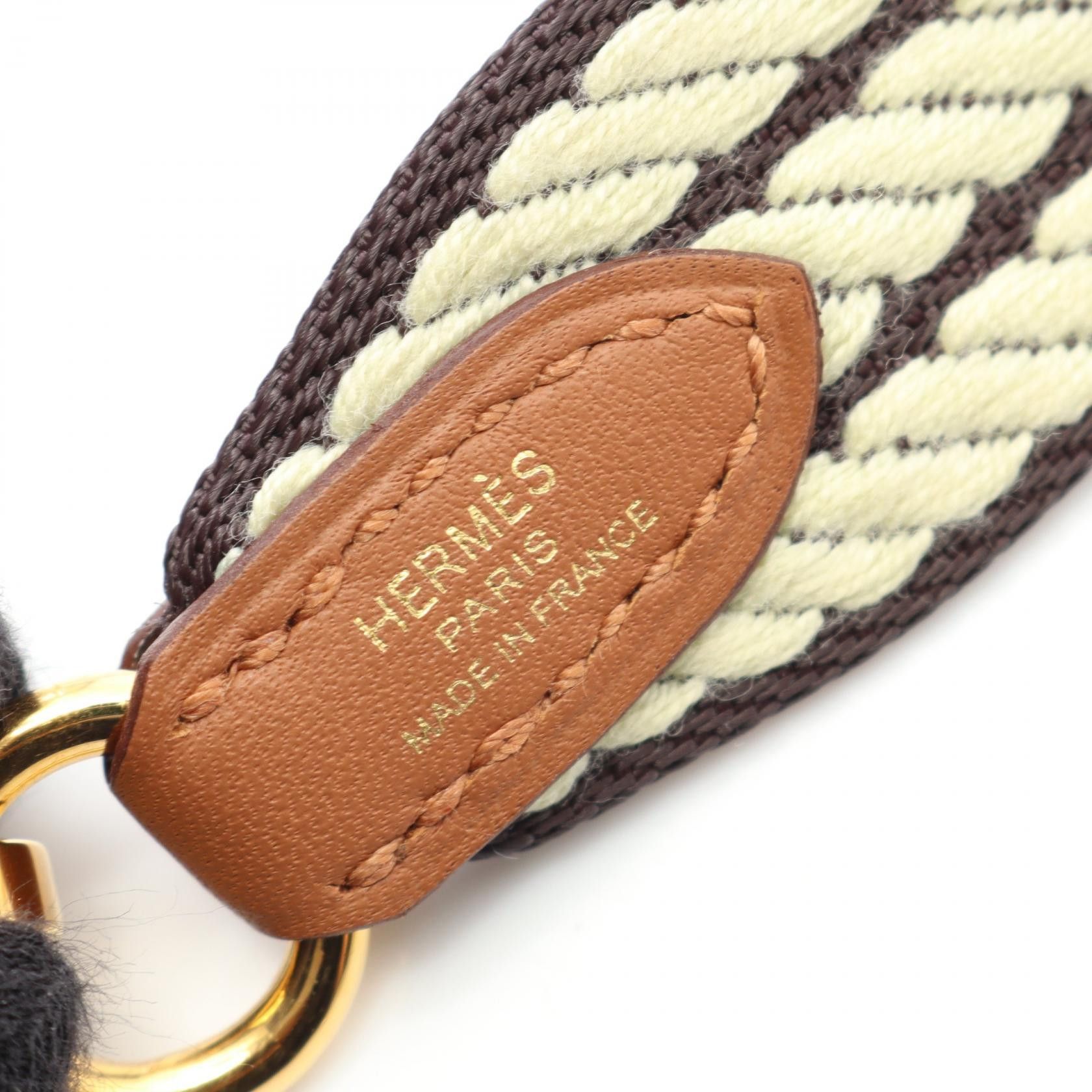 Hermes Hermes Hermes Bandouliere Sangle Cordage Swift Canvas Shoulder Strap Leather Other Stamp W (2024) Size ONE SIZE - 4 Thumbnail