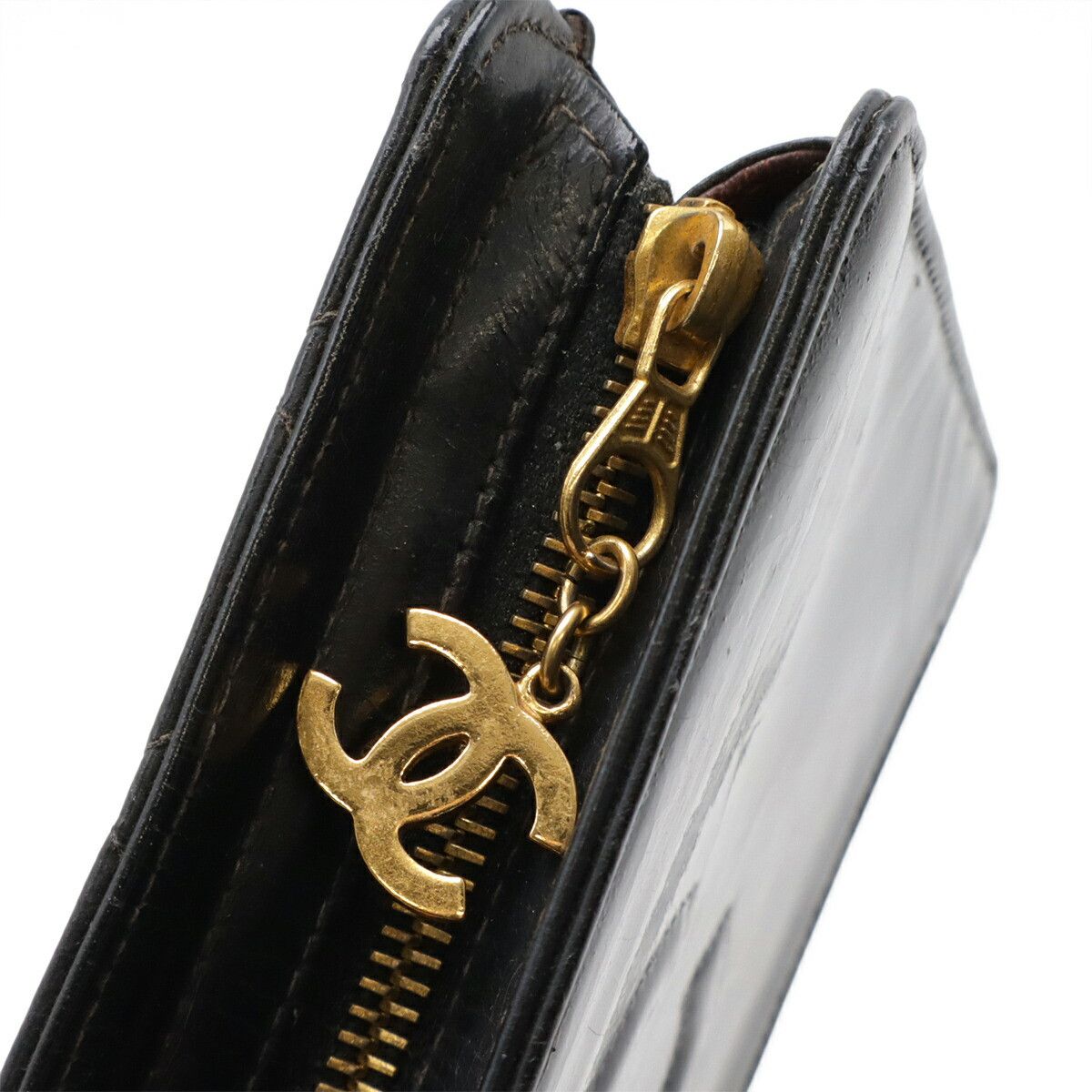 Chanel Chanel Chanel Patent Leather Clutch Bag Enamel Vanity Bag Size ONE SIZE - 4 Thumbnail