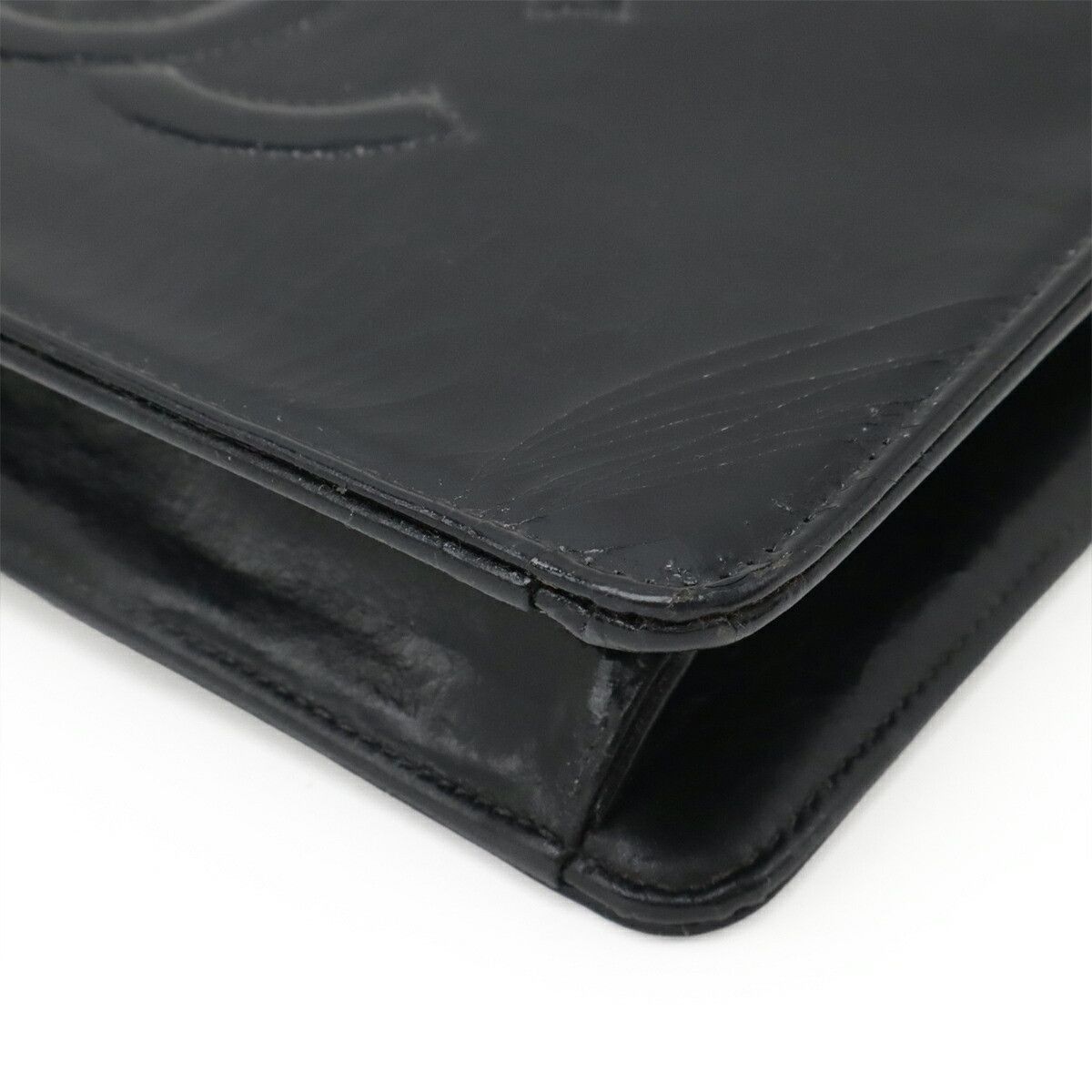 Chanel Chanel Chanel Patent Leather Clutch Bag Enamel Vanity Bag Size ONE SIZE - 3 Thumbnail