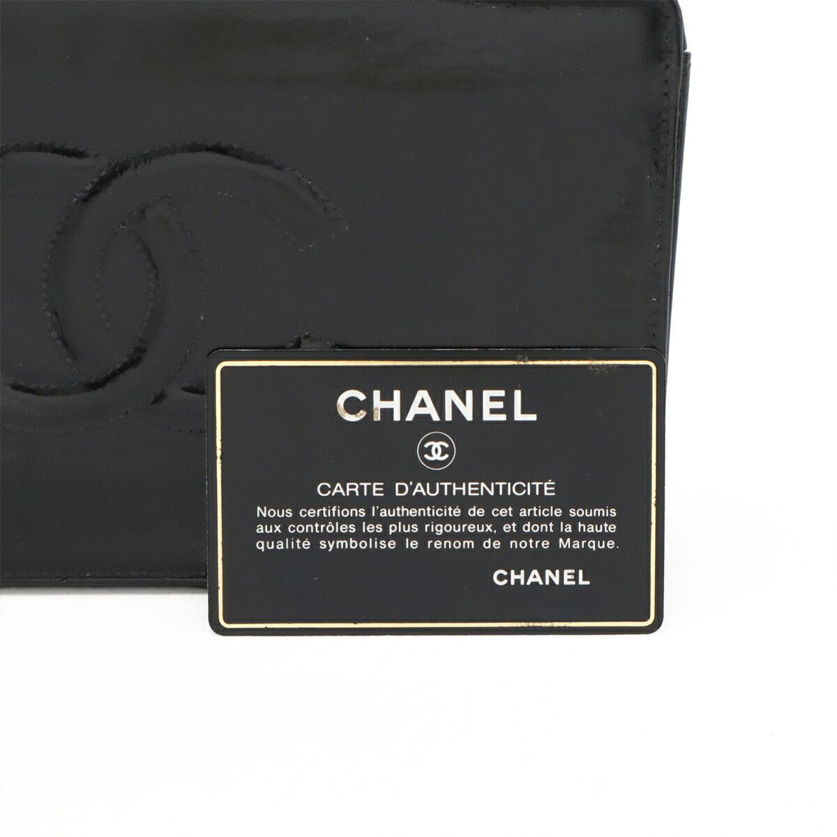 Chanel Chanel Chanel Patent Leather Clutch Bag Enamel Vanity Bag Size ONE SIZE - 8 Thumbnail
