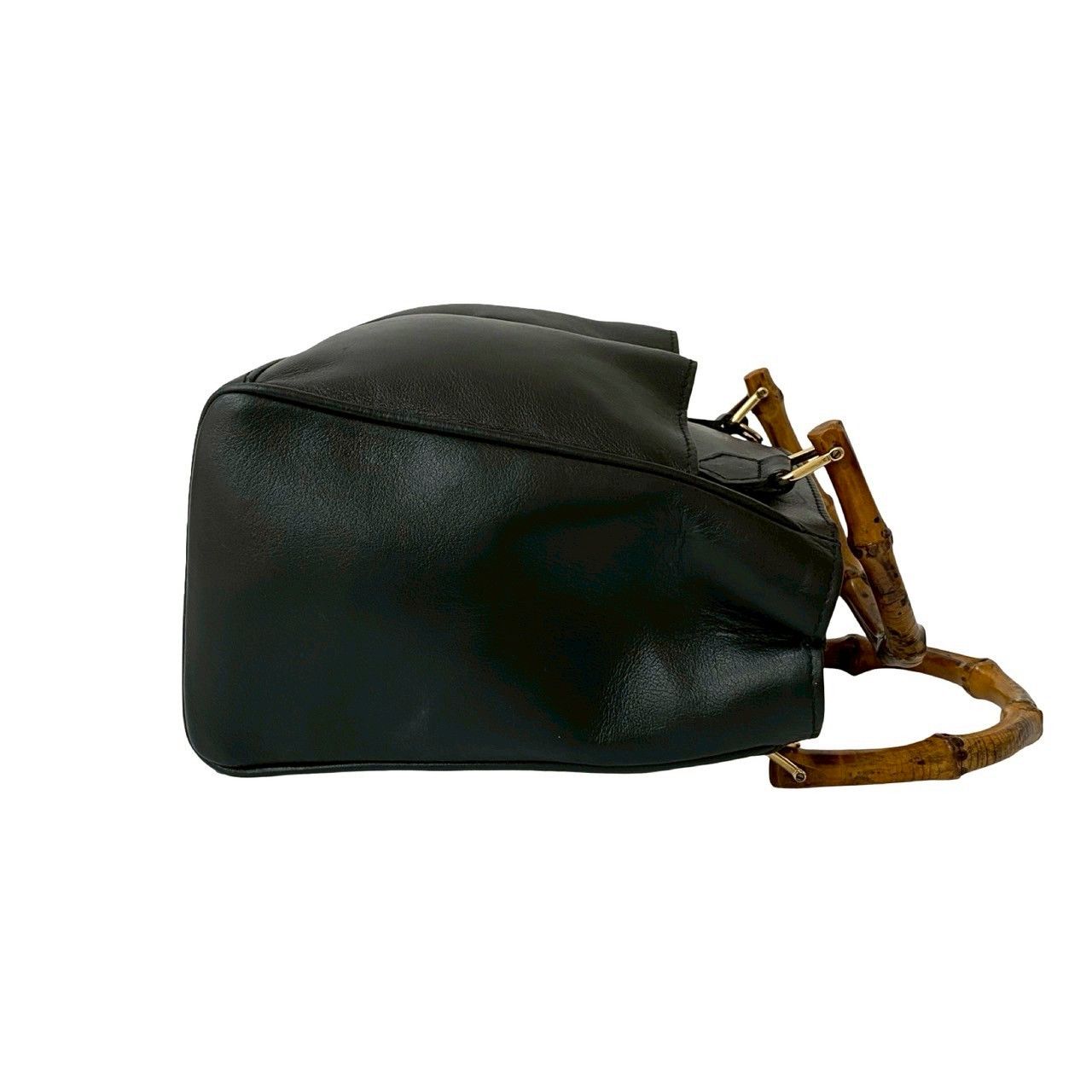 Gucci Gucci Gucci Bamboo Leather 2way Handbag Leather Shoulder Bag Size ONE SIZE - 7 Thumbnail