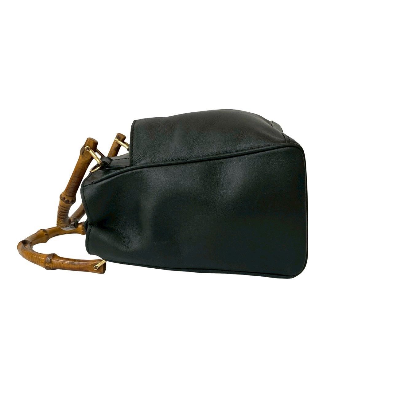 Gucci Gucci Gucci Bamboo Leather 2way Handbag Leather Shoulder Bag Size ONE SIZE - 6 Thumbnail